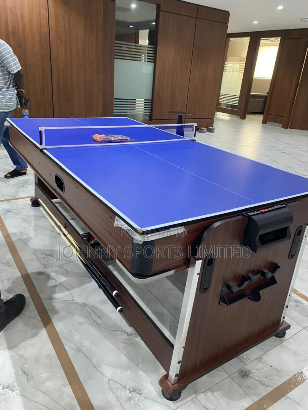 4 in 1 Snooker Board With Air Hockey Table Tennis and Dinning Table
