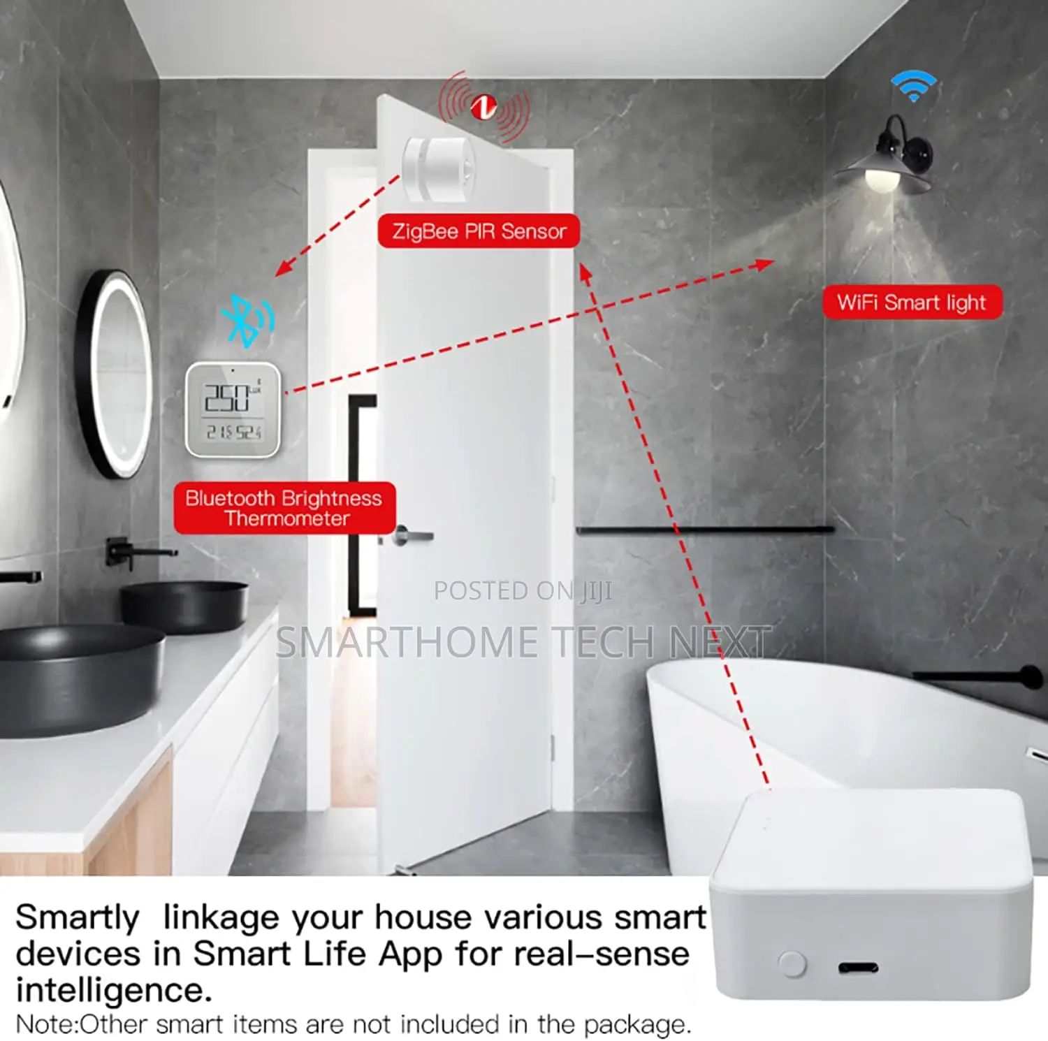 Tuya Zigbee 3.0 Hub + Bluetooth Smart Home Gateway Hub (Wifi Bridge)