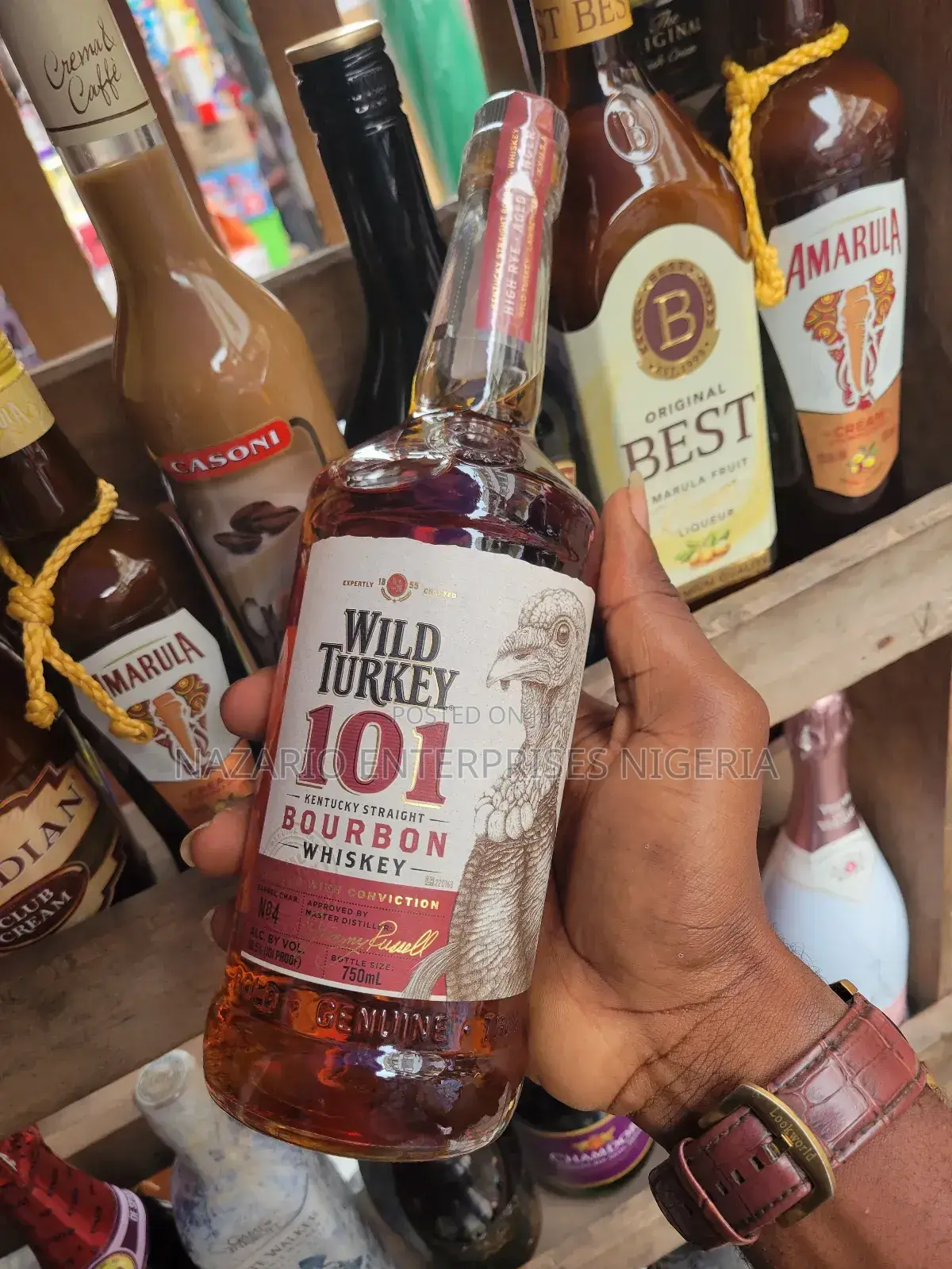 Wild Turkey 101 Bourbon Whiskey – Carton of 12 Bottles