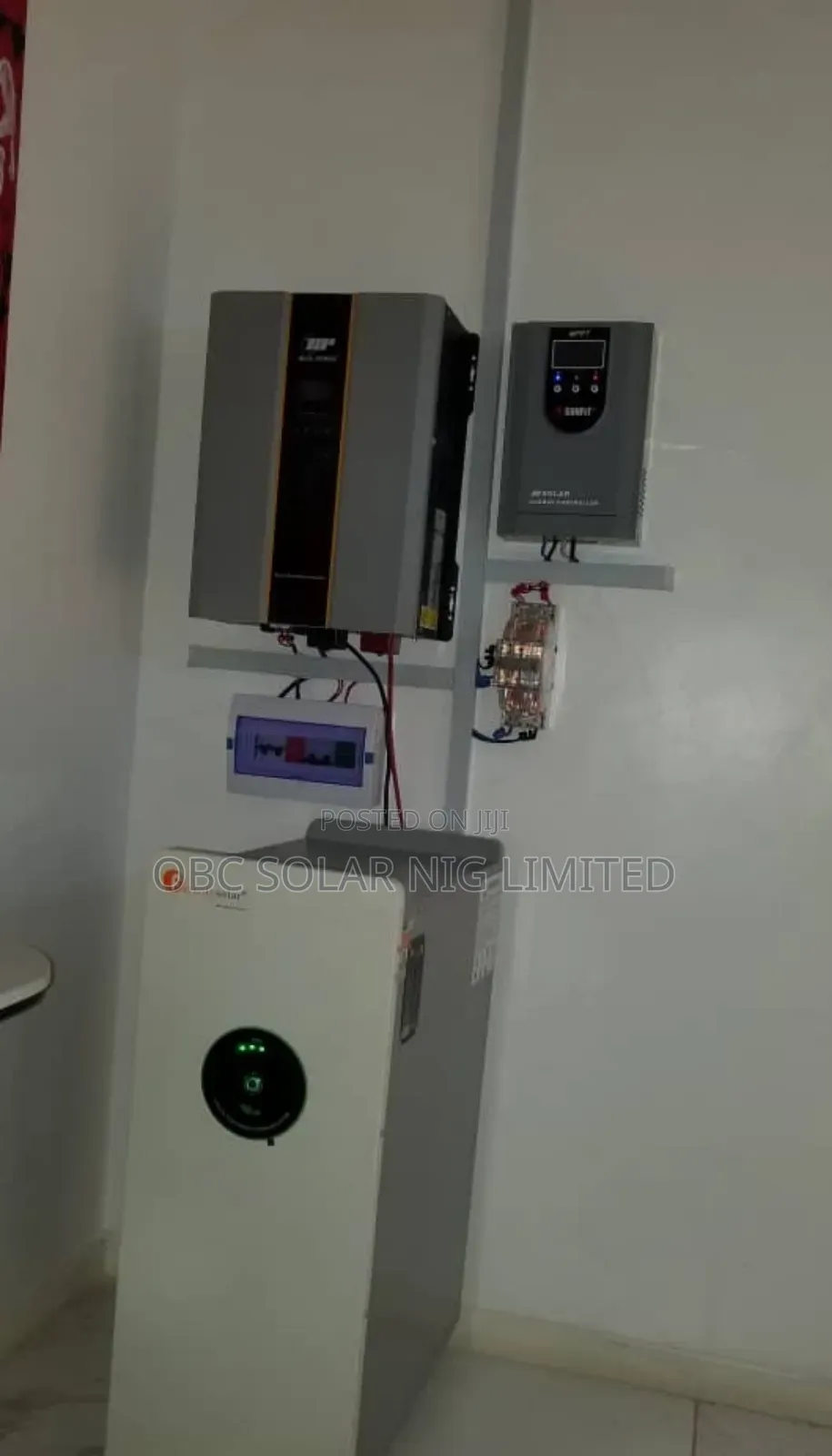 15kwh Complete Installation, 10kva Inverter 12pc of Panels 60ah Chag