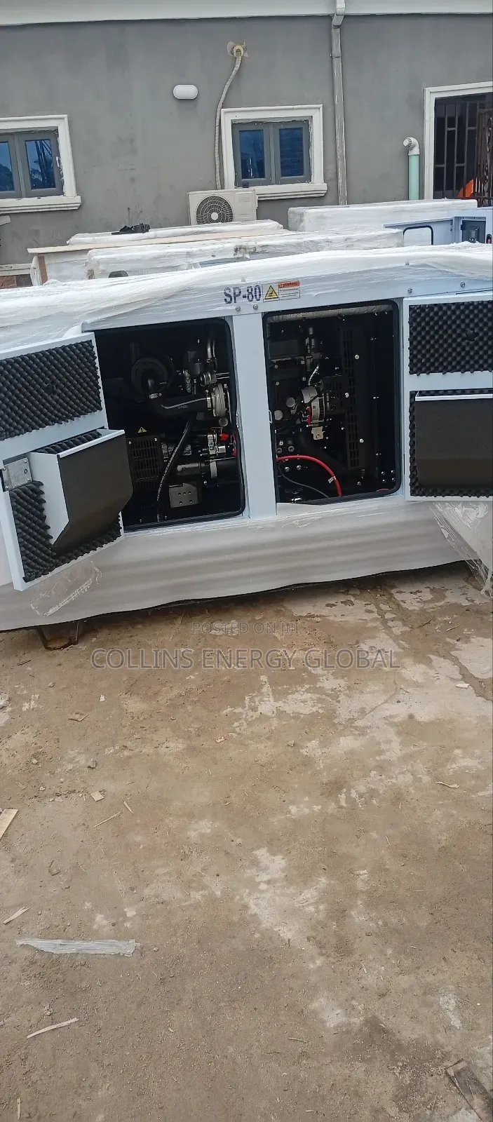 80kva Uk Brand New Perkins Soundproof Copper Coil Generator