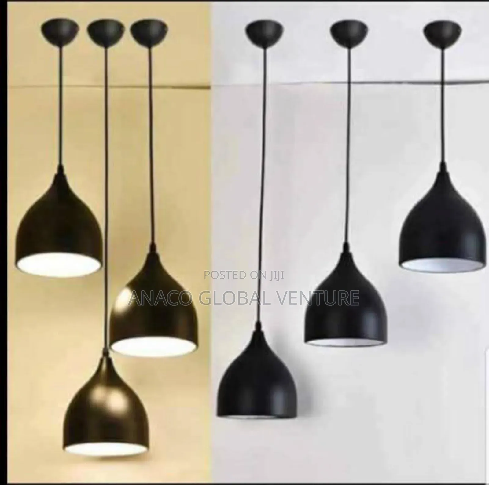Single Dropping Light Black Body