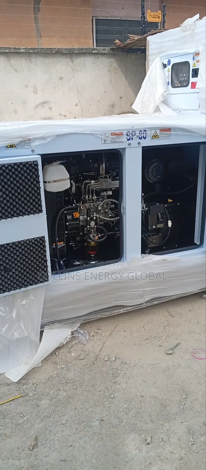 80kva Brand New Uk Perkins Soundproof Copper Coil Generator