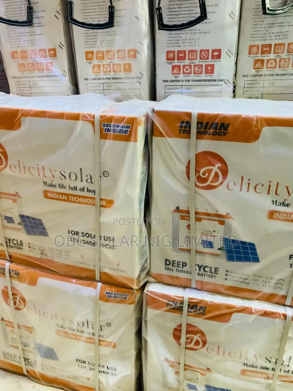 Pelicity Deep Cycle Tall Tubular Battery