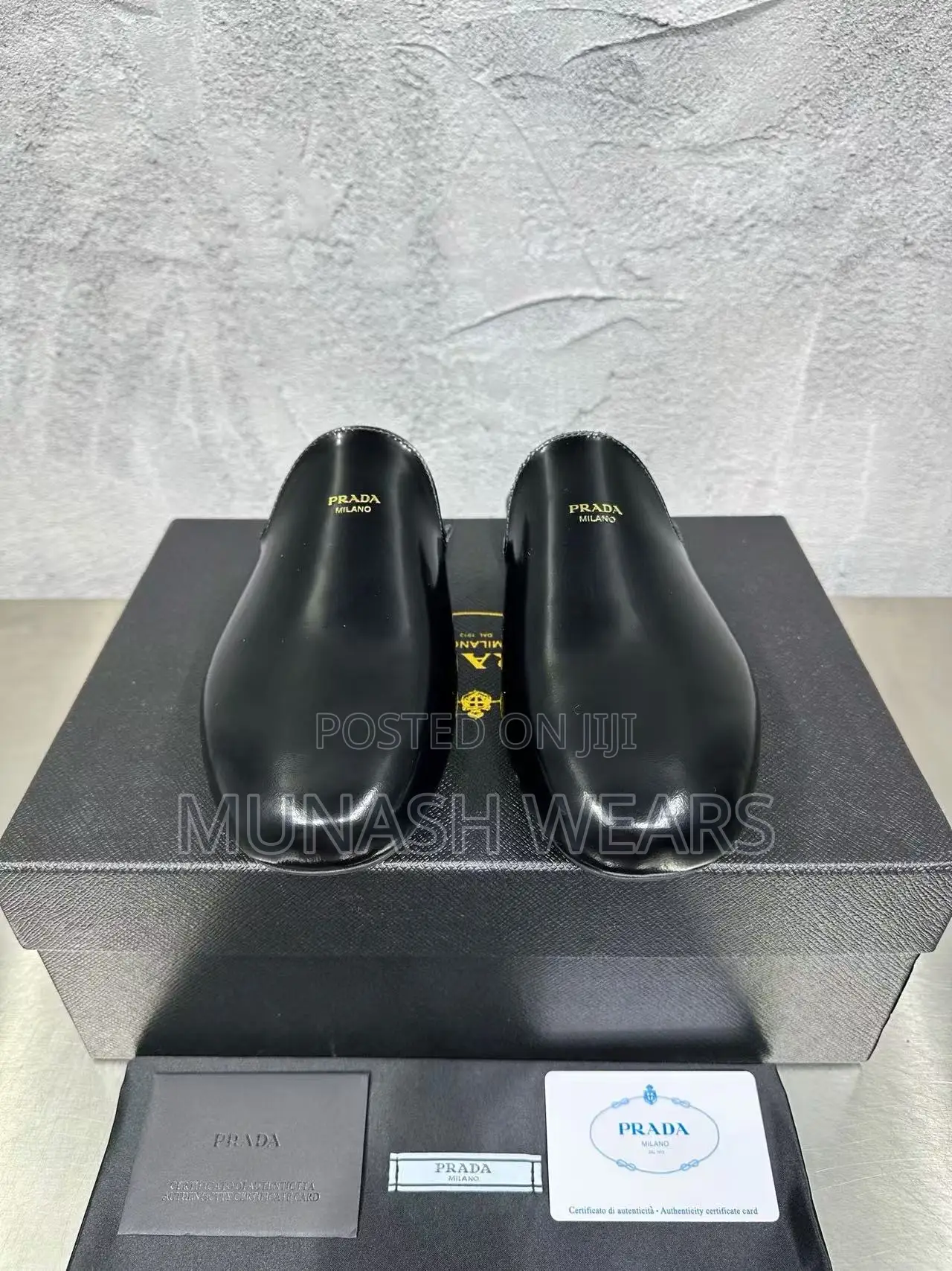 Prada Milano Leather Luxury Half Shoe