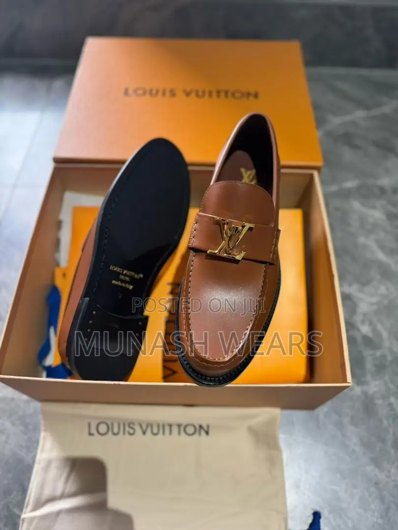 Luxury Louis Vuitton Shoes 40-46 Available Brown Leather