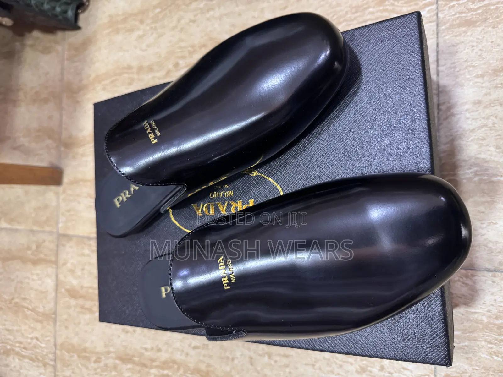 Luxury Prada Half Shoes For Men 40-46 Brown And Black