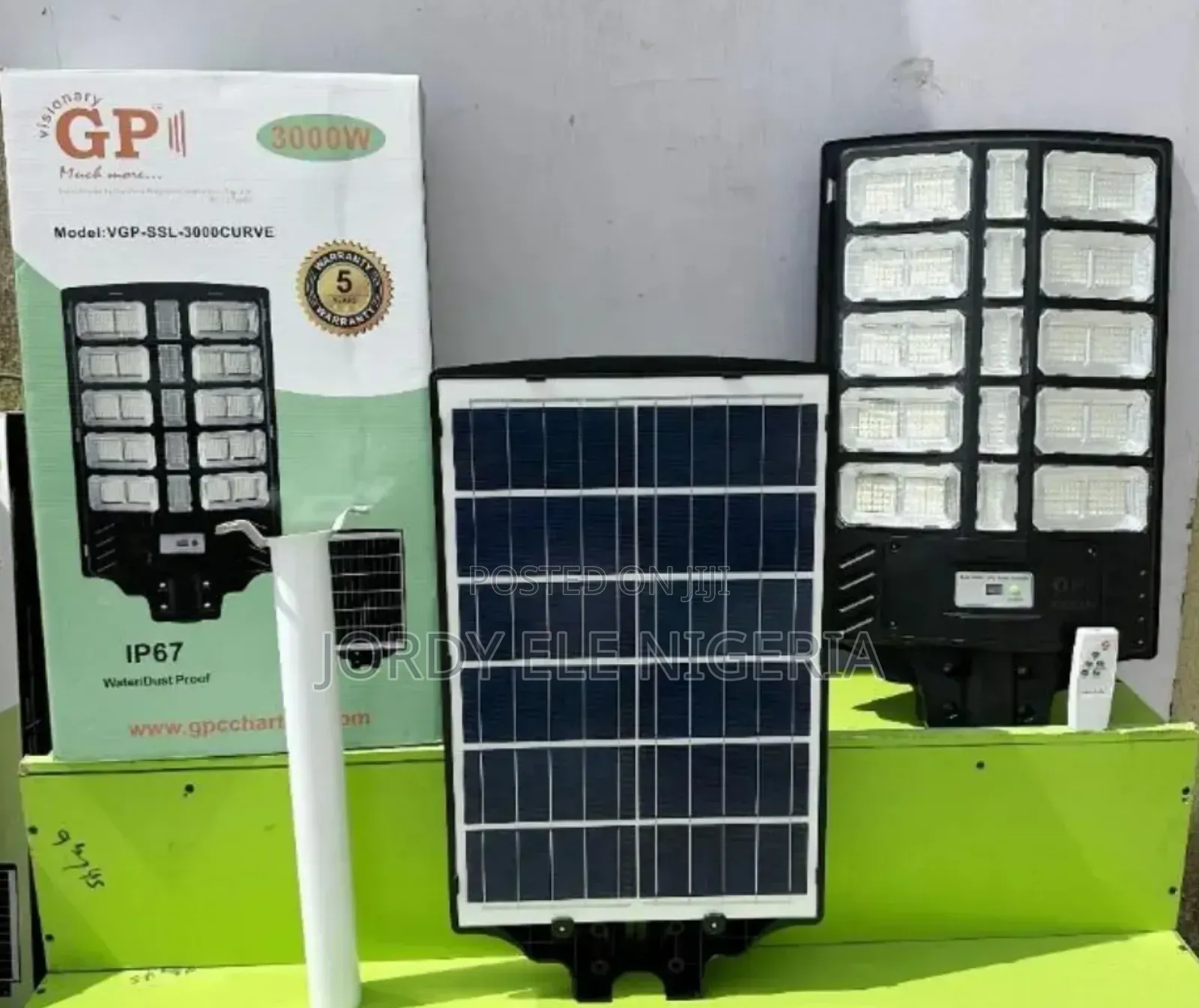 3000w Gp Street Solar Light With 5years Warranty Parts.