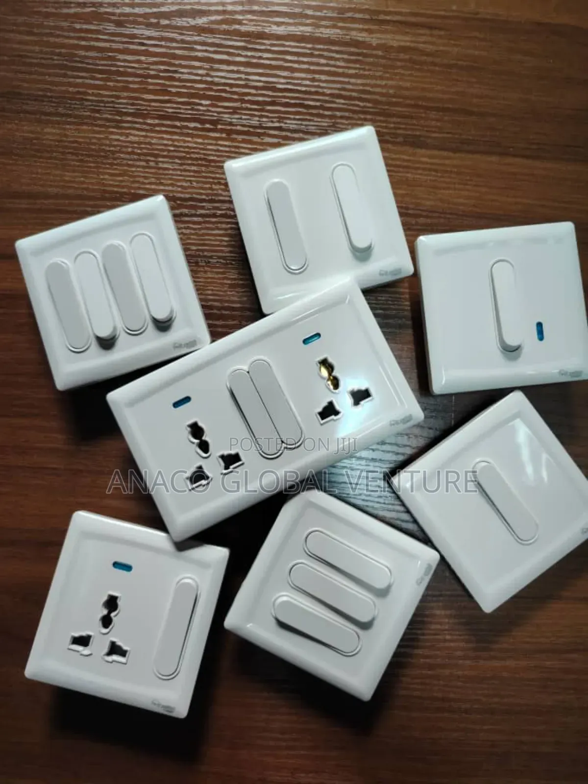 New Models Switches and Sockets With Piano Buttons Good Quality