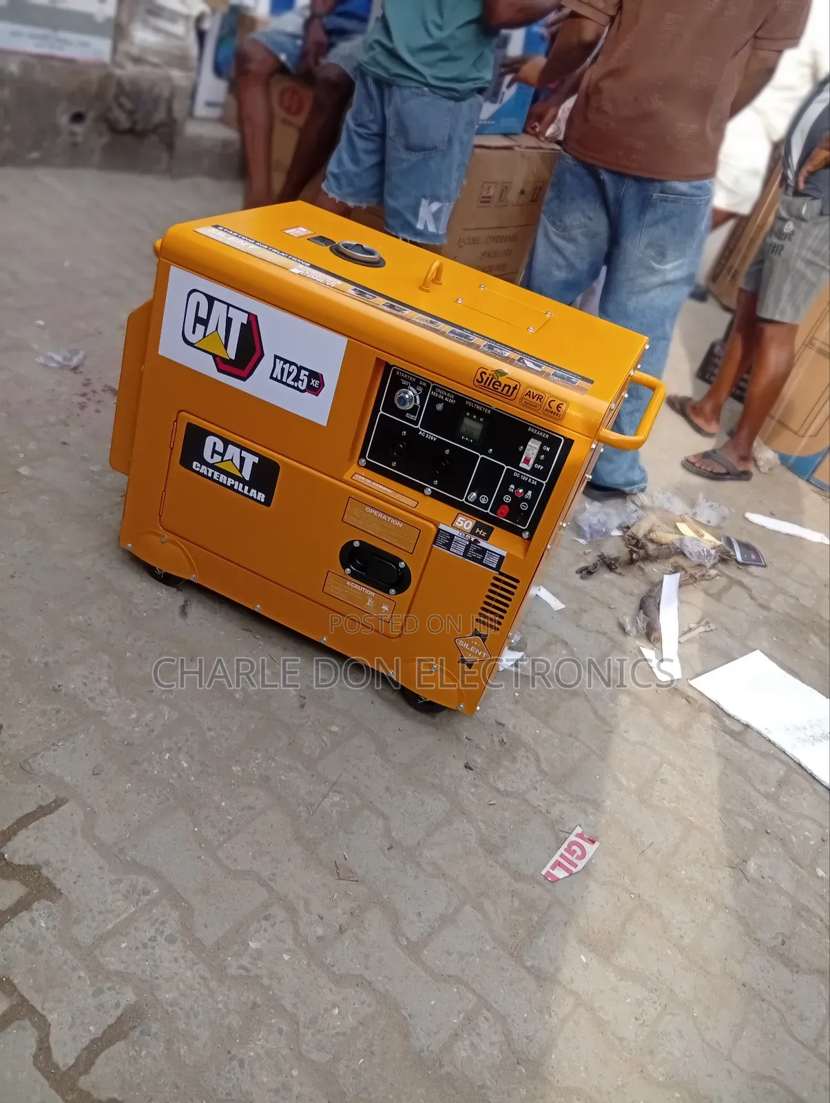 Original Cat 12kva Diseal Soundproof Generator