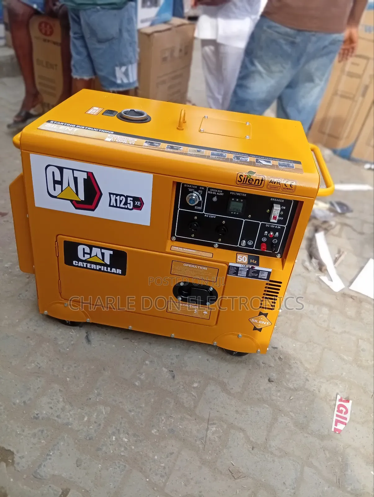 Original Cat 12kva Diseal Soundproof Generator