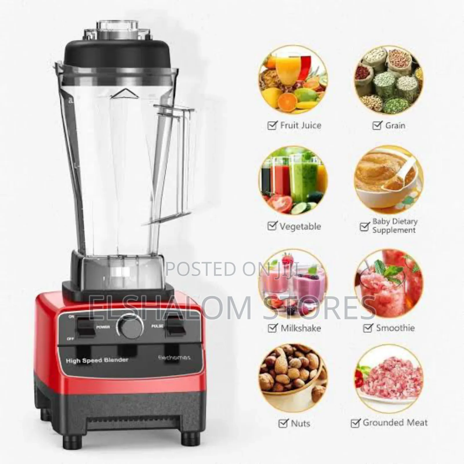 9500watts 4 Litres Silver Crest Industrial Food Blender