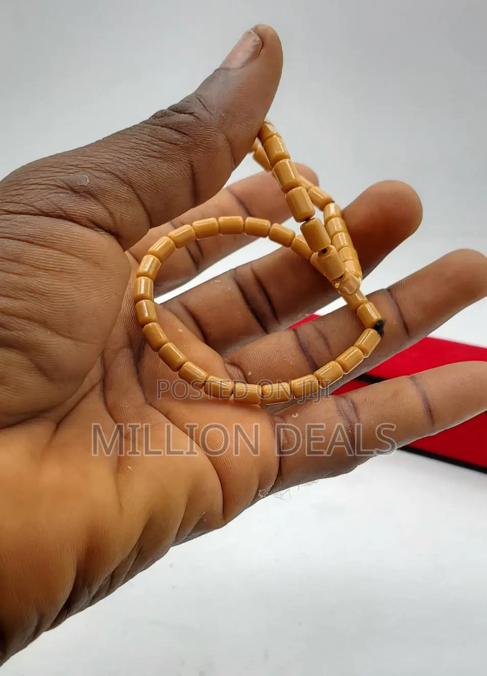 2in1 Silicon Ski Slim Men's Beaded Bracelet