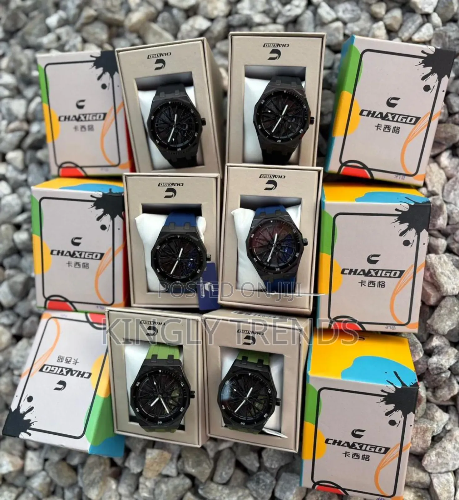 New Chaxigo Rubber Wristwatch