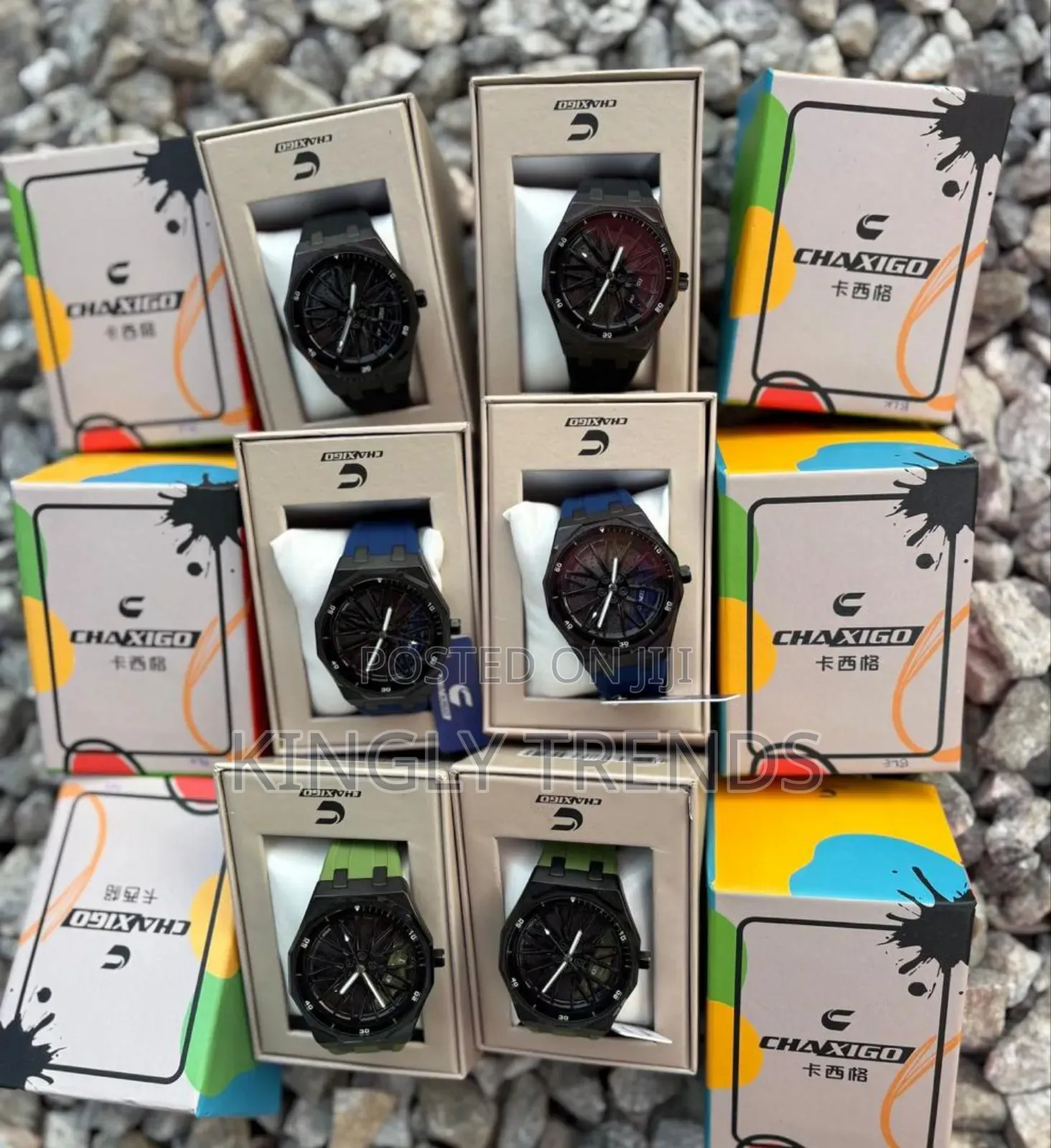 New Chaxigo Rubber Wristwatch