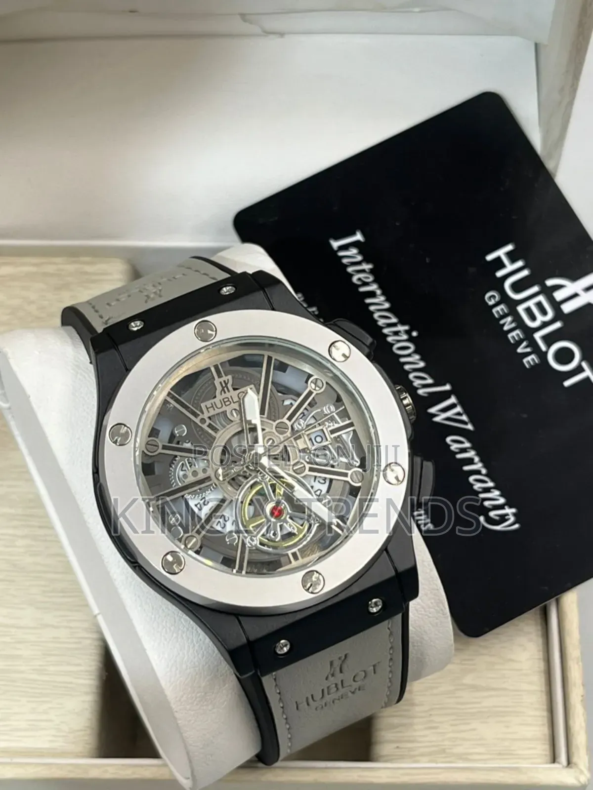 Hublot Fancy Leather Wristwatch