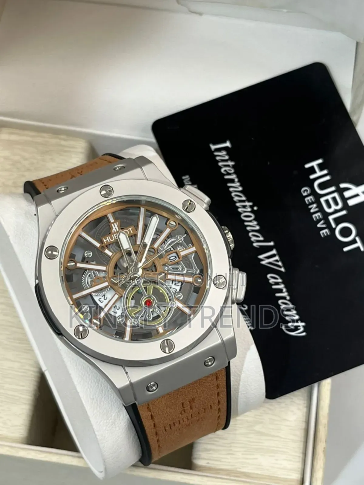 Hublot Fancy Leather Wristwatch