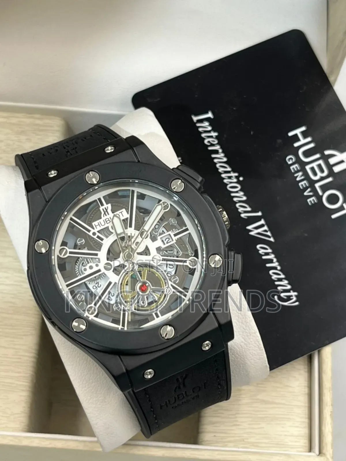 Hublot Fancy Leather Wristwatch
