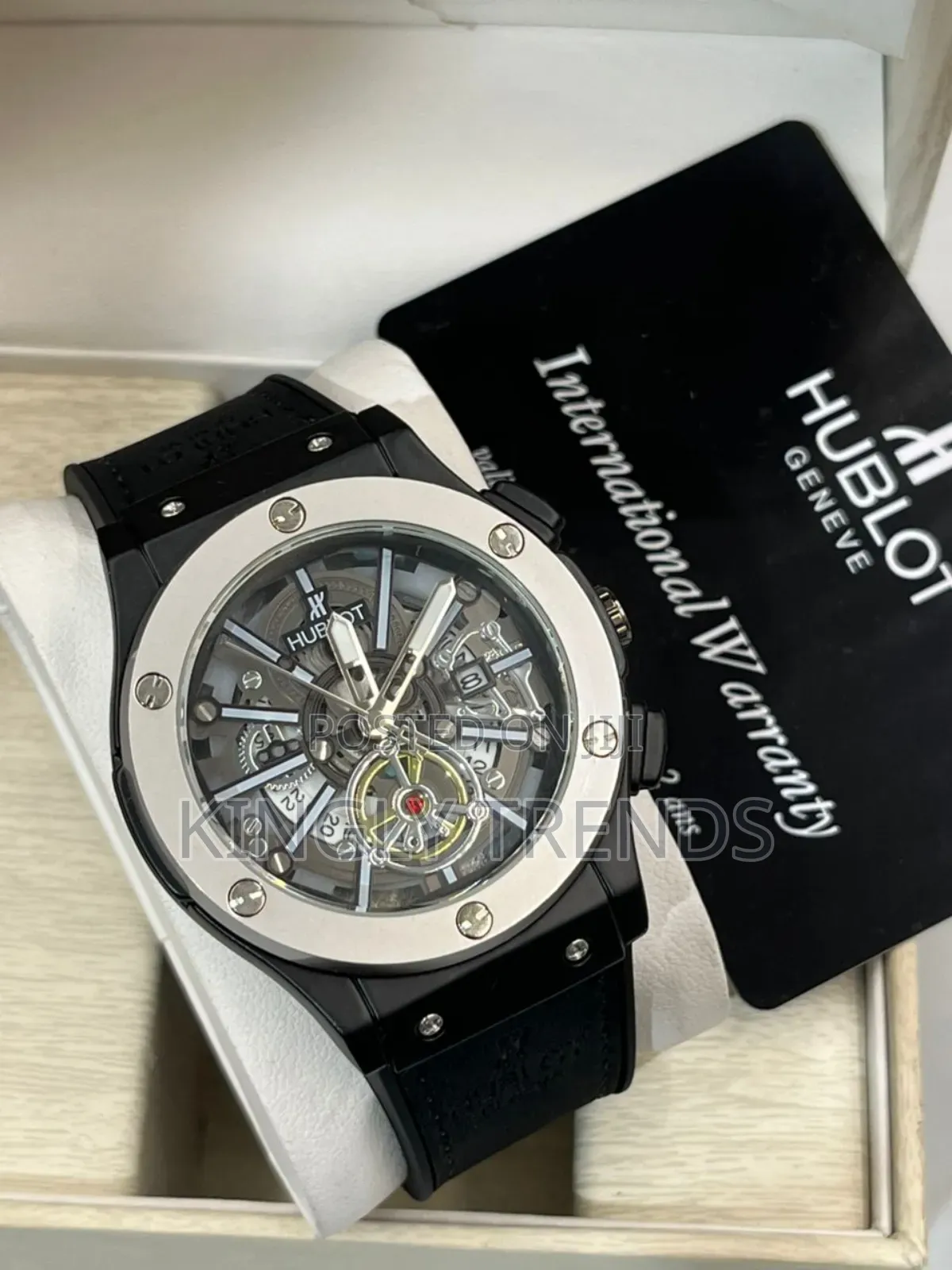 Hublot Fancy Leather Wristwatch