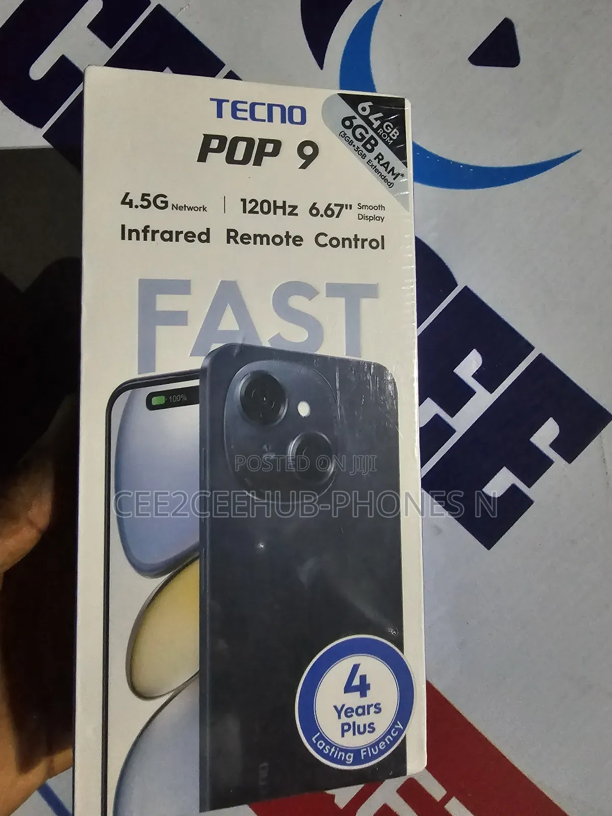 New Tecno Pop 10 128 GB Gray