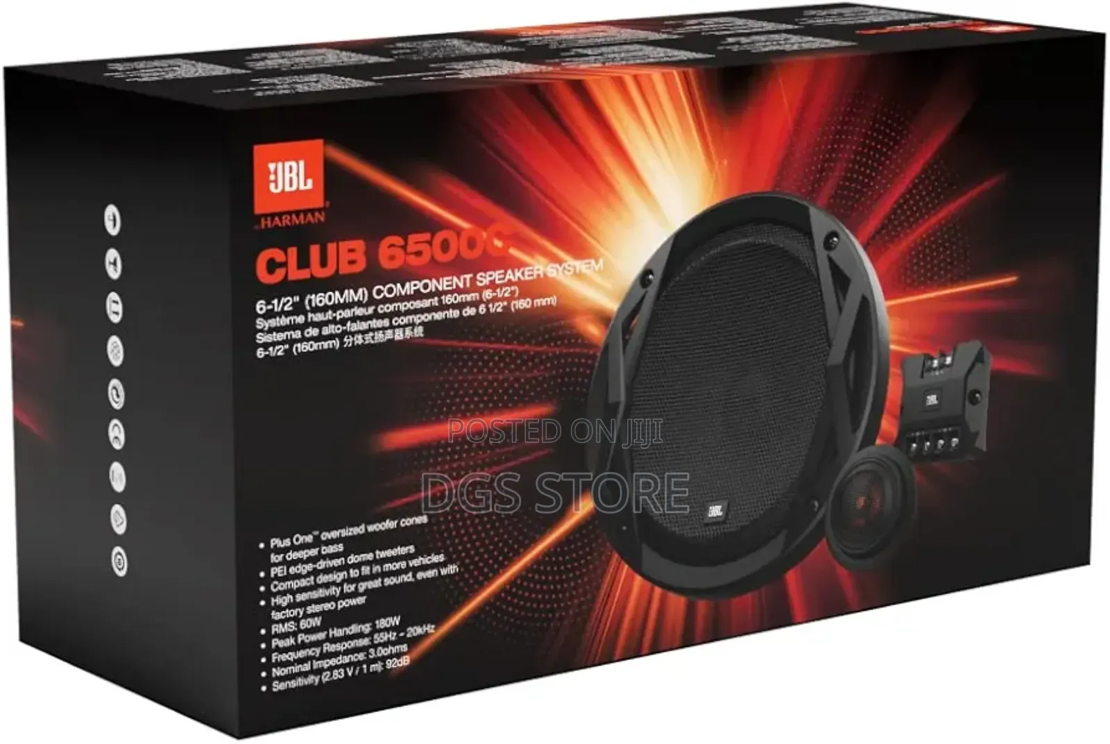 JBL Club 6500c Car Bluetooth Components Speaker System