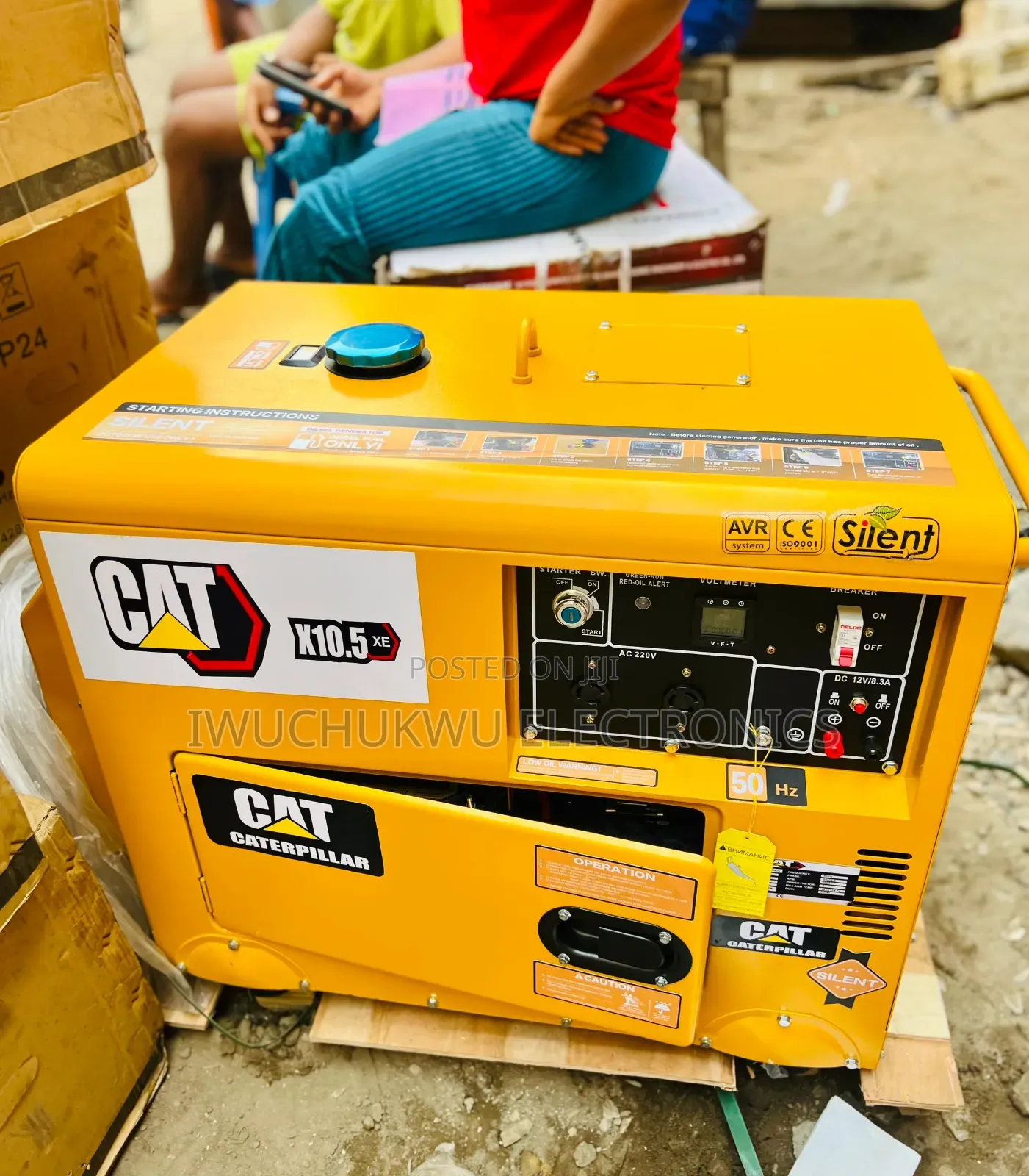100% Copper 10kva Cat Mantrac Diesel Soundproof Generator Available