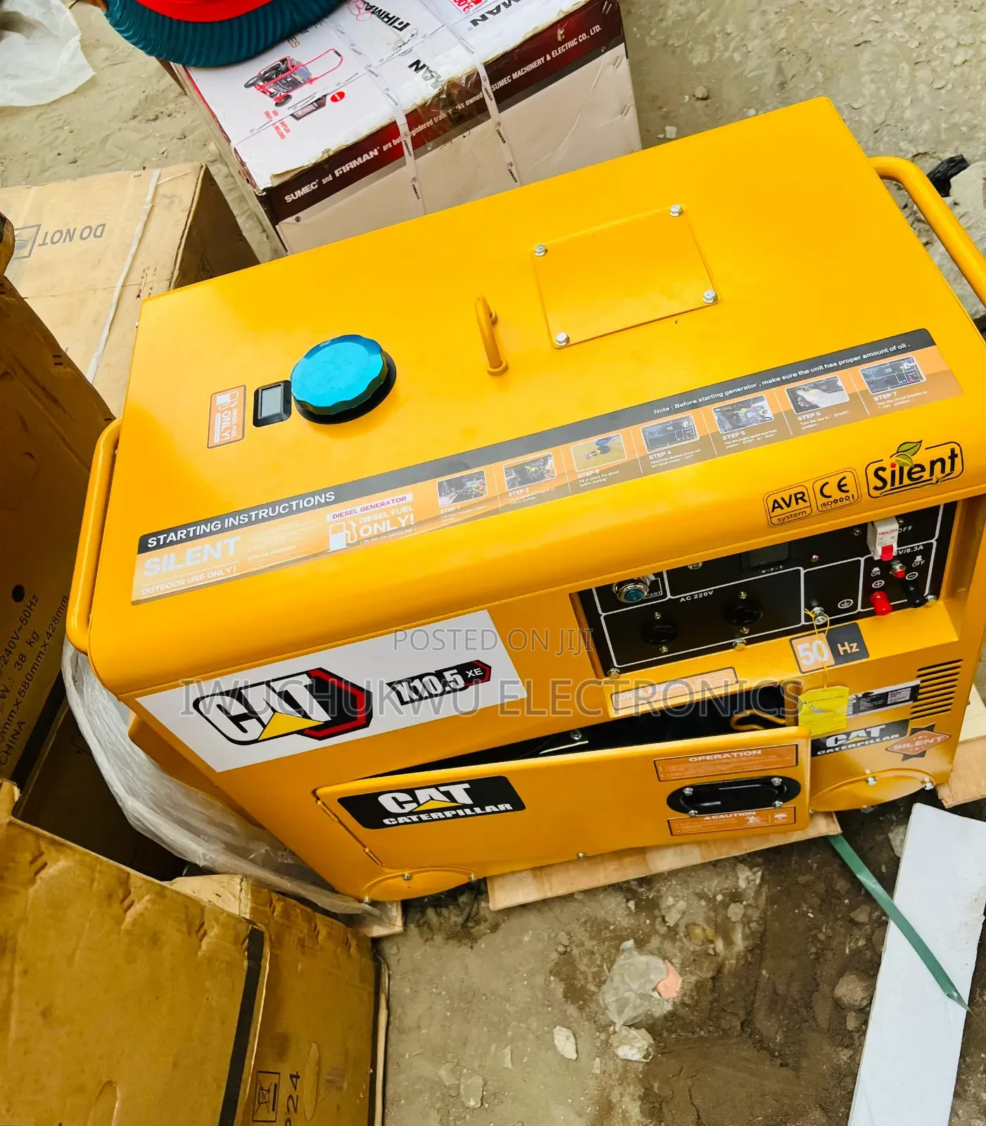 10kva Cat Mantrac Diesel Soundproof Generator