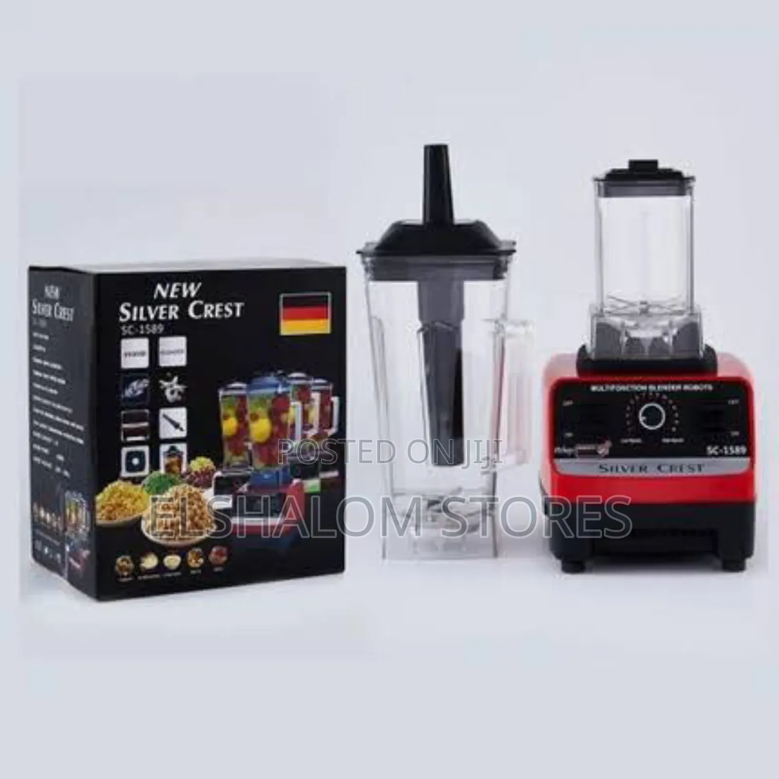2.5 Litre Jar 5500watts Silver Crest Industrial Food Blender