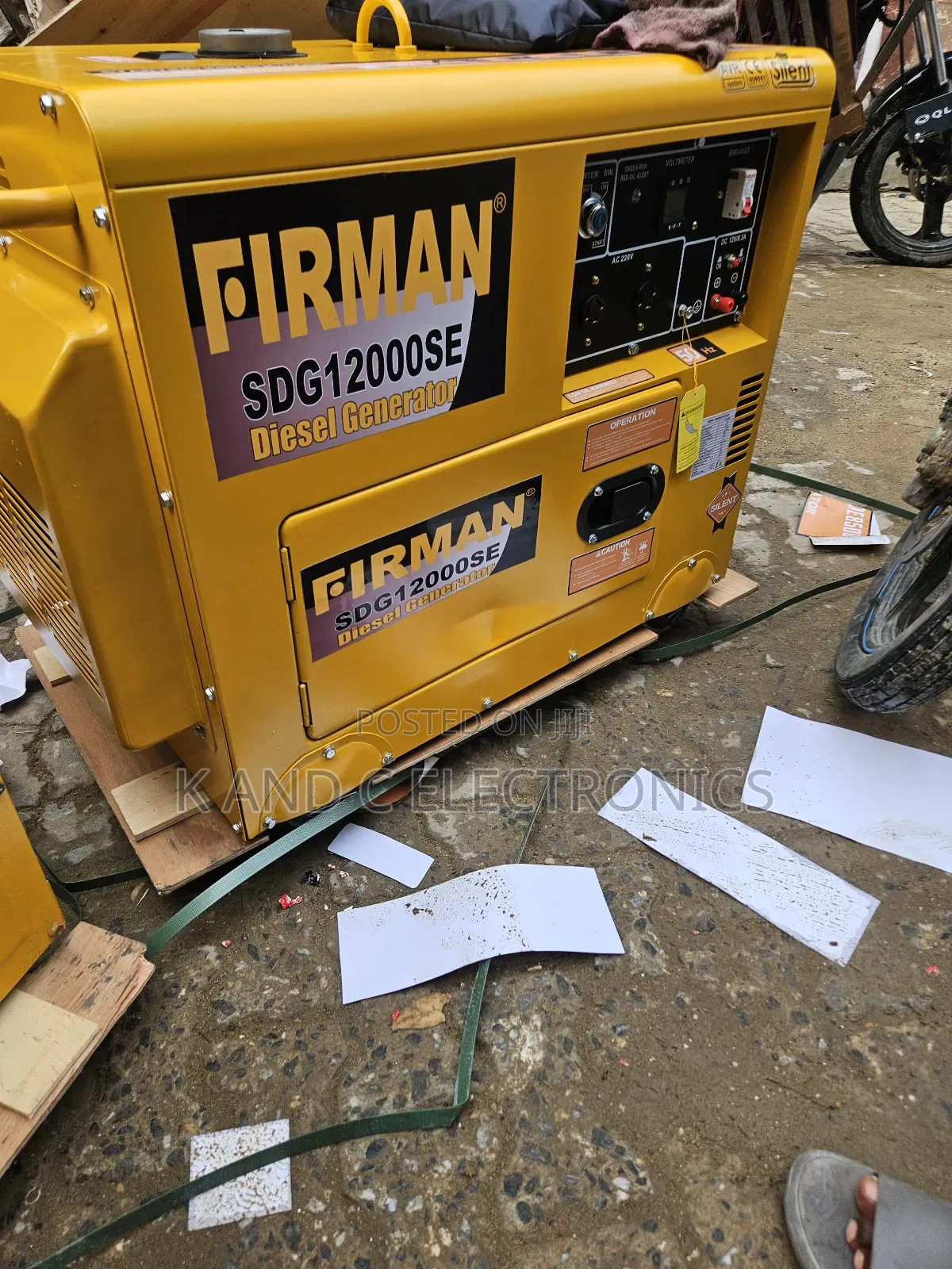 Firman 10kva Diesel Soundproof Generator Available