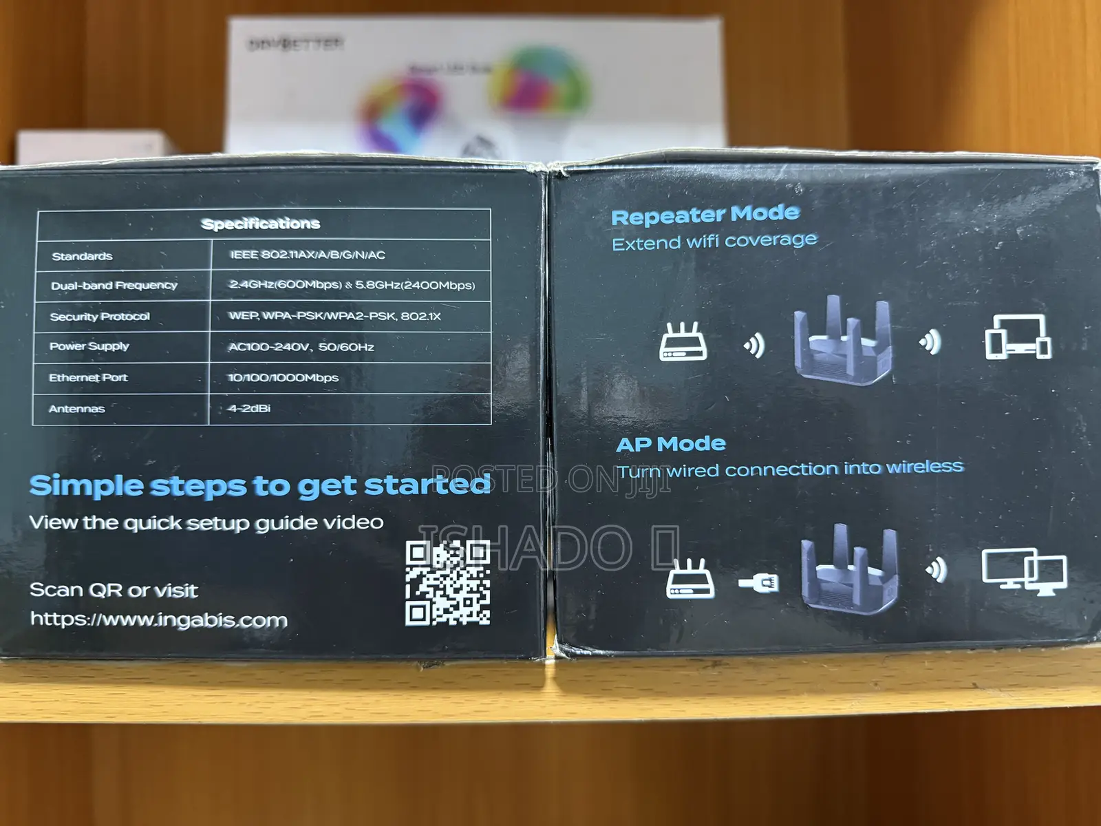 Ingabis 2025 Ax3000 Wifi 6 Extender