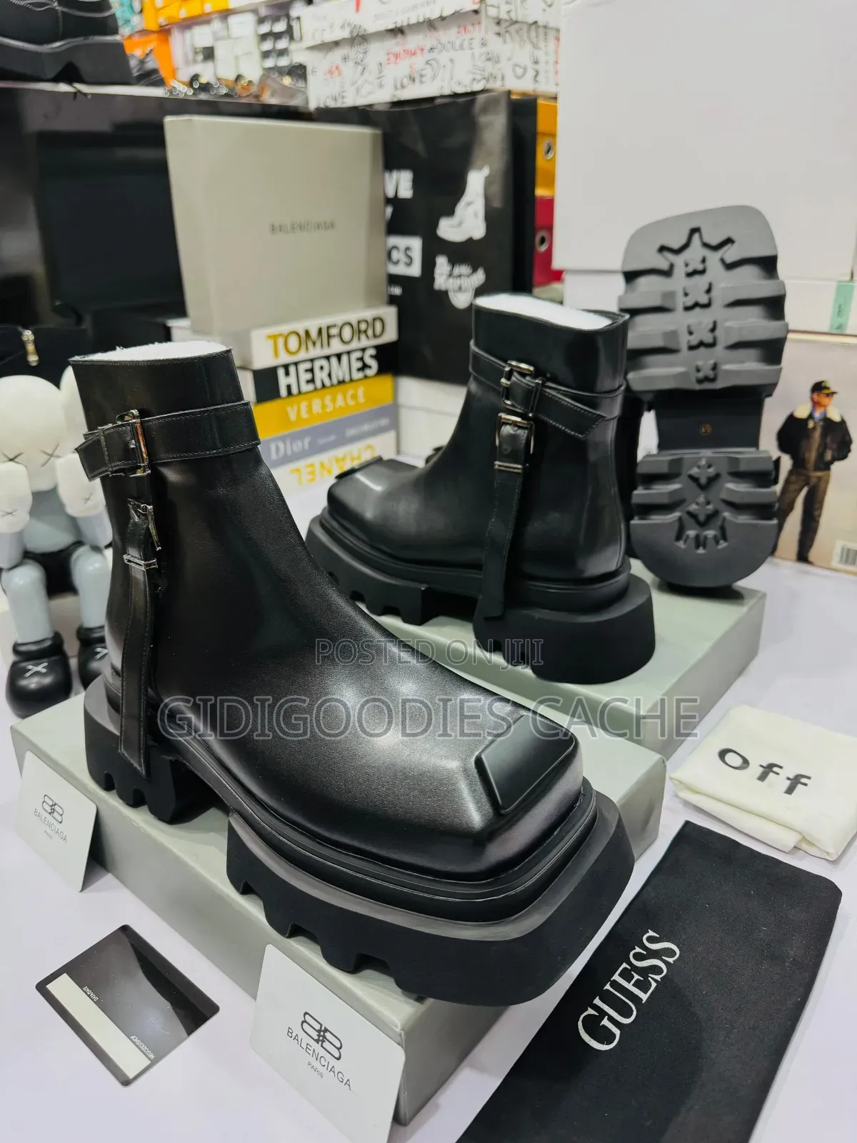 Luxury Branded Men's Hightop Boots