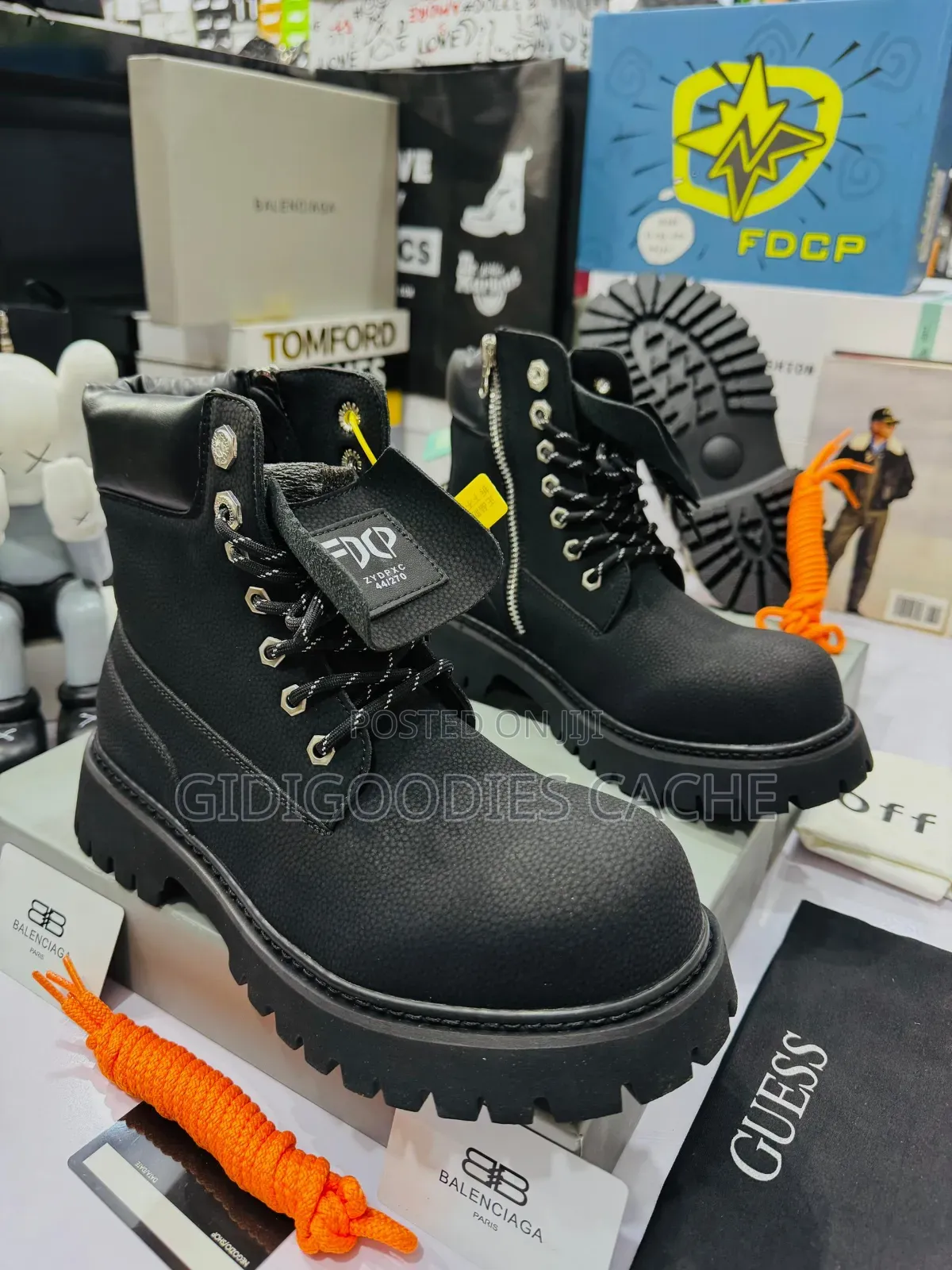Luxury FDCP Lace-Up Boots