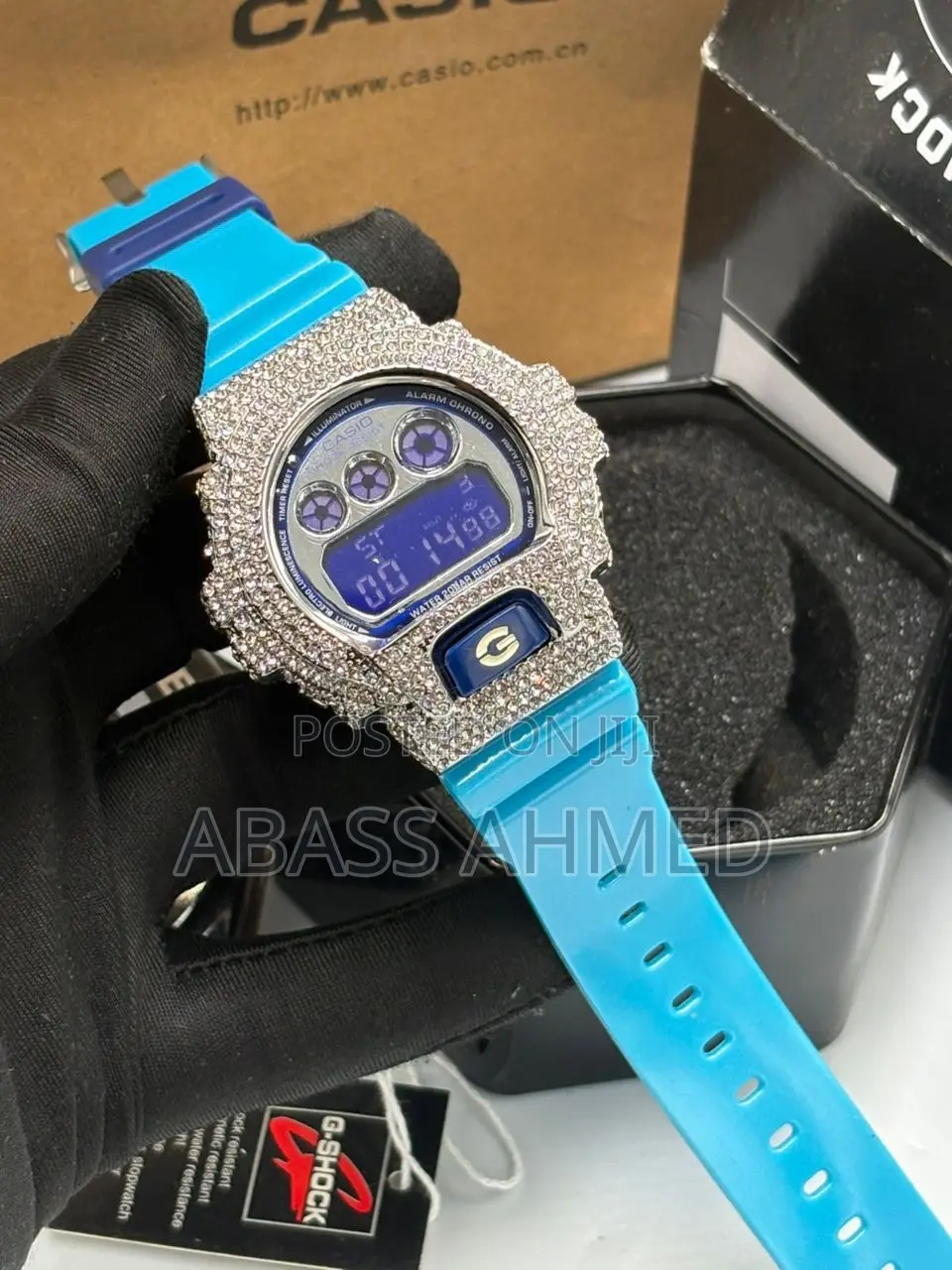Gshock Dw-6900 Series With a Crystal-Encrusted Bezel