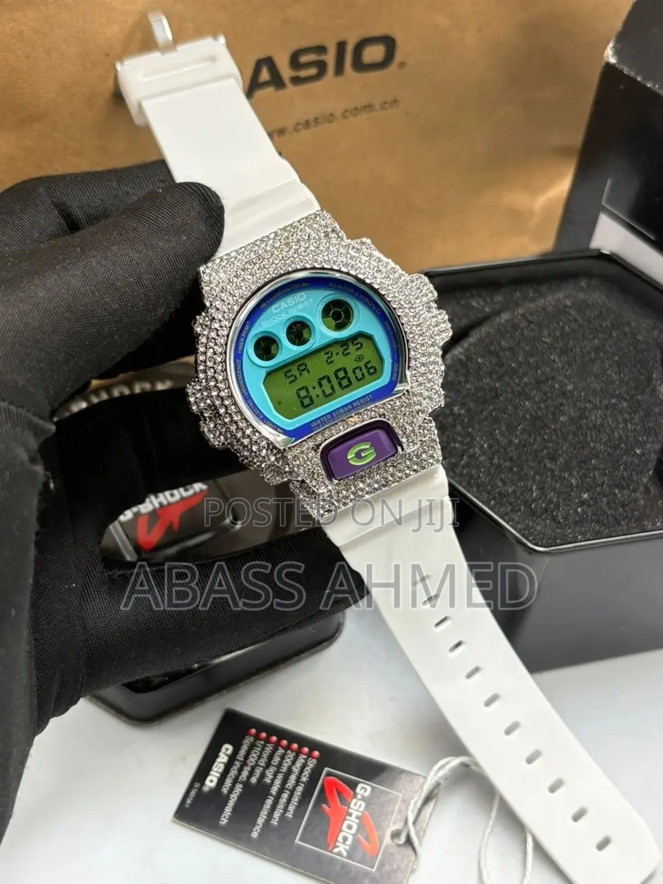 Gshock Dw-6900 Series With a Crystal-Encrusted Bezel