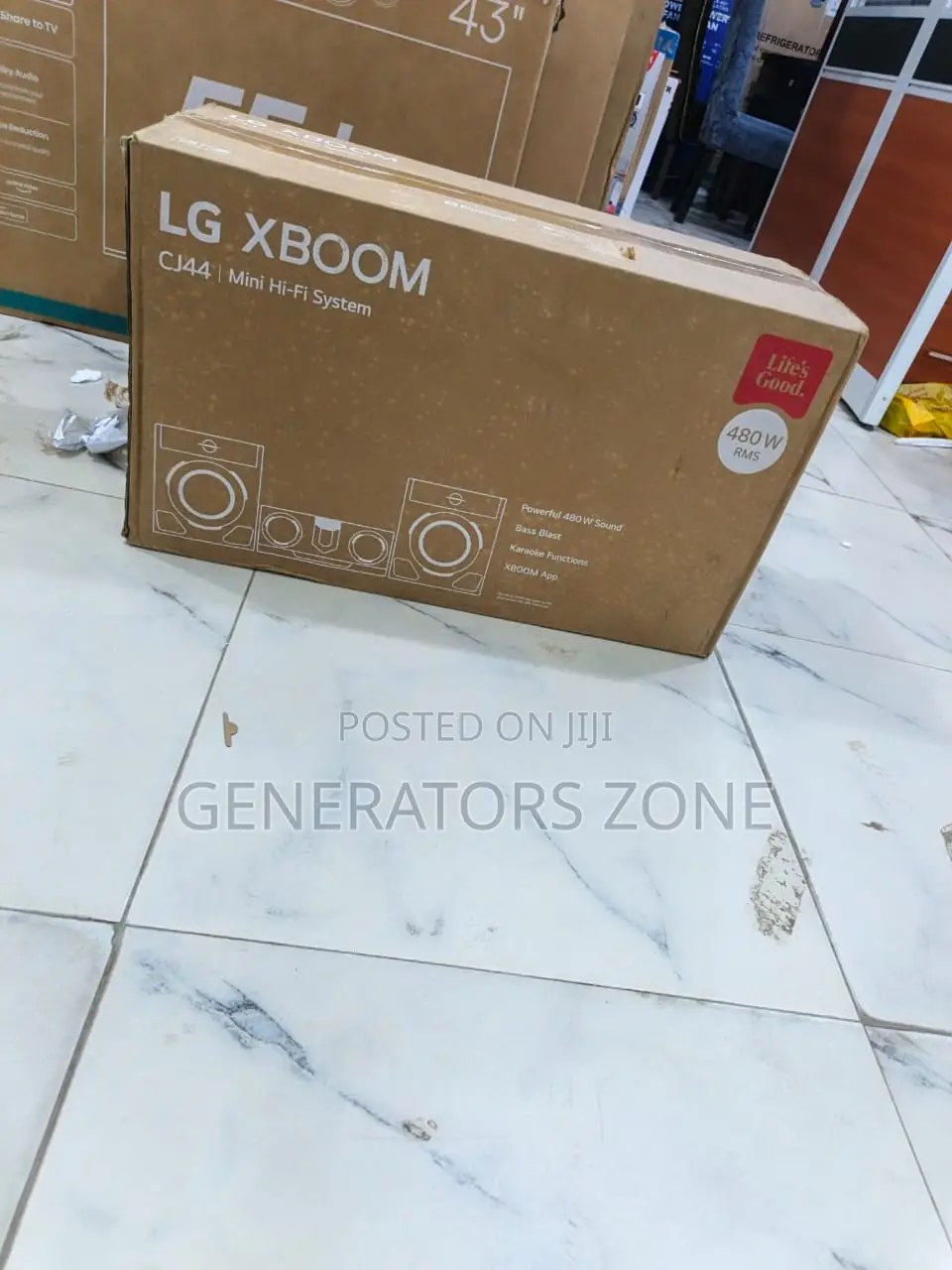Cj44 Mini Hi-Fi System Lg Xboom Quality Speakers
