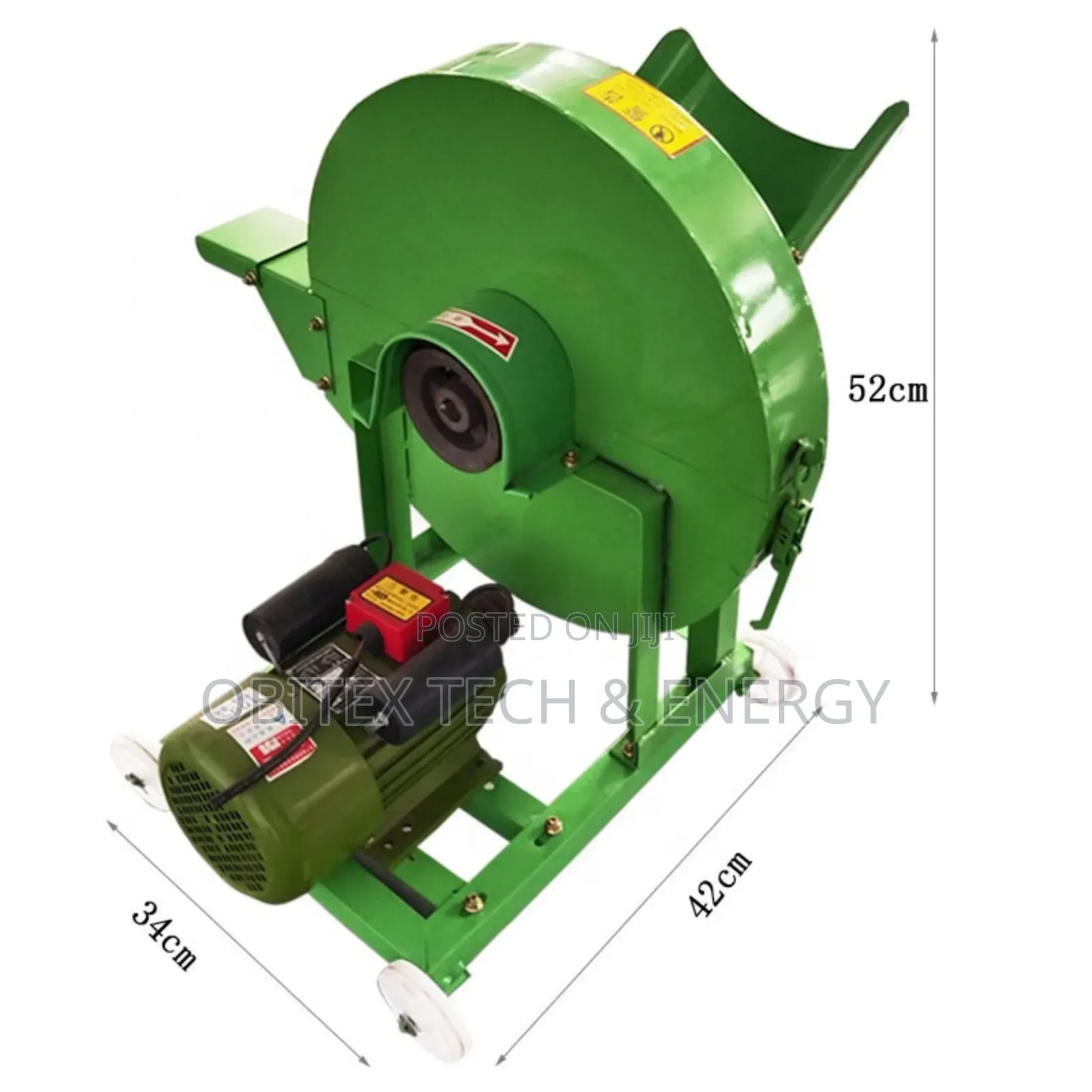 Banana Tree / Biomass Shredder Chopper – Animal Feed Cutter Machine
