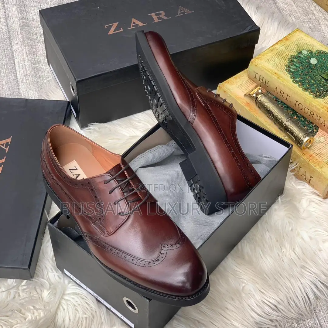 Luxury Zara/Clark’S/Steve Riots Leather Corporate Oxford Shoes