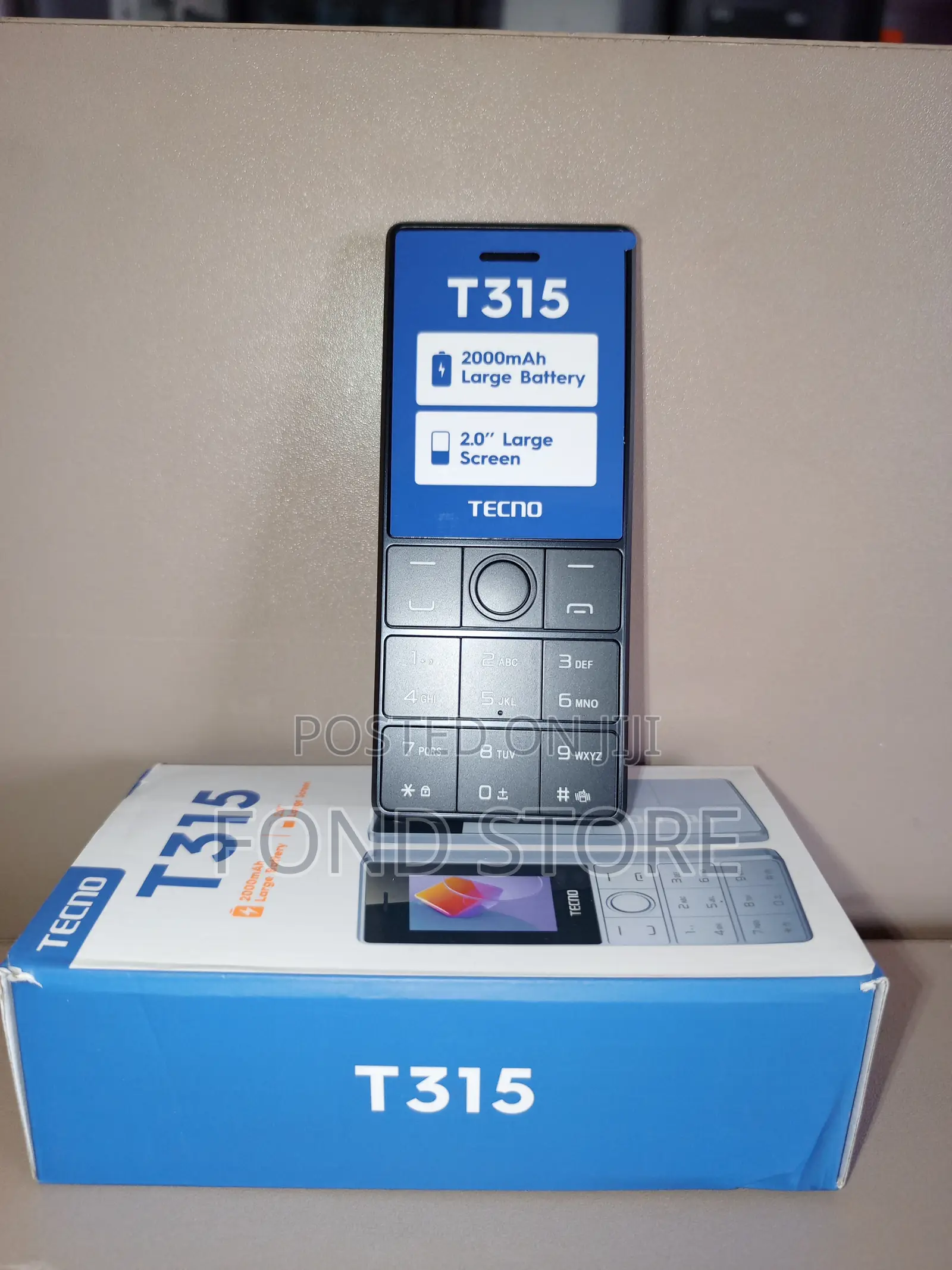 New Tecno T315 Black