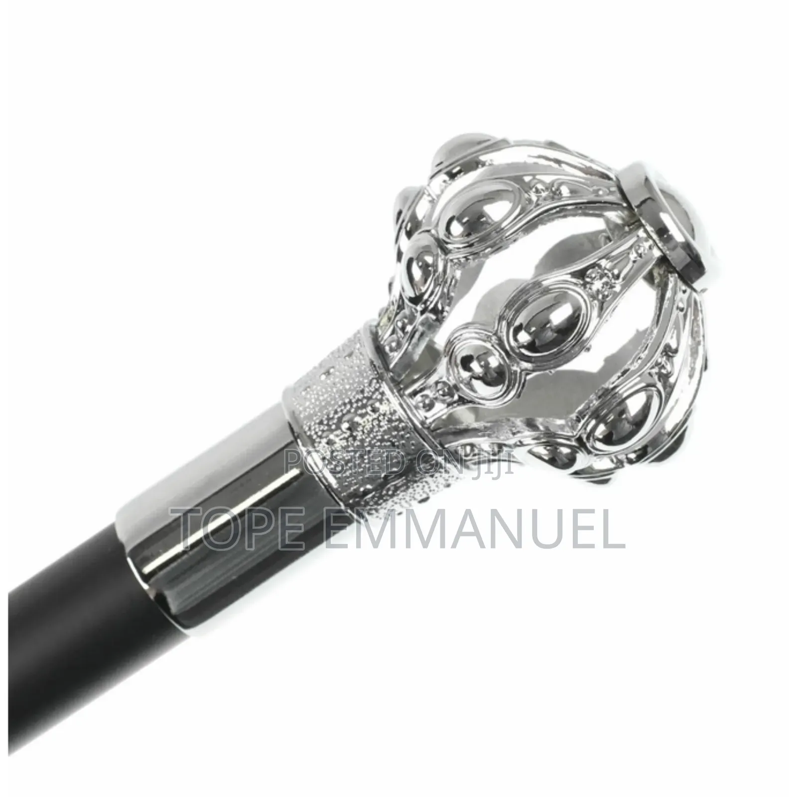 Crown Head Foldable Cane Walking Stick