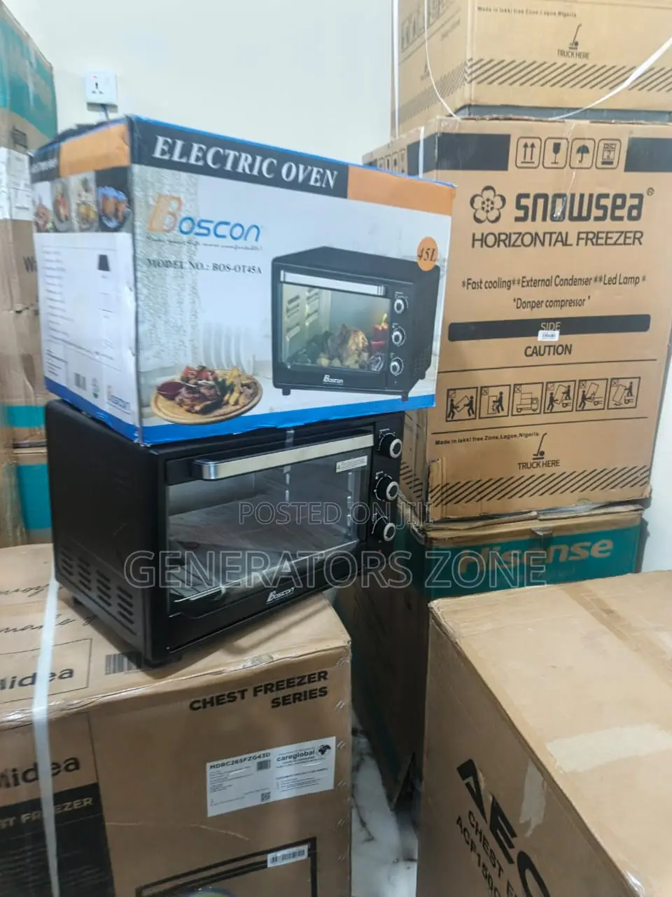 Boscon Electric Multifunction Oven 45l Bos-Ot45a