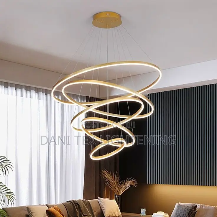 Modern Black Ceiling Chandeliers for Living Room Hall Ceiling Light