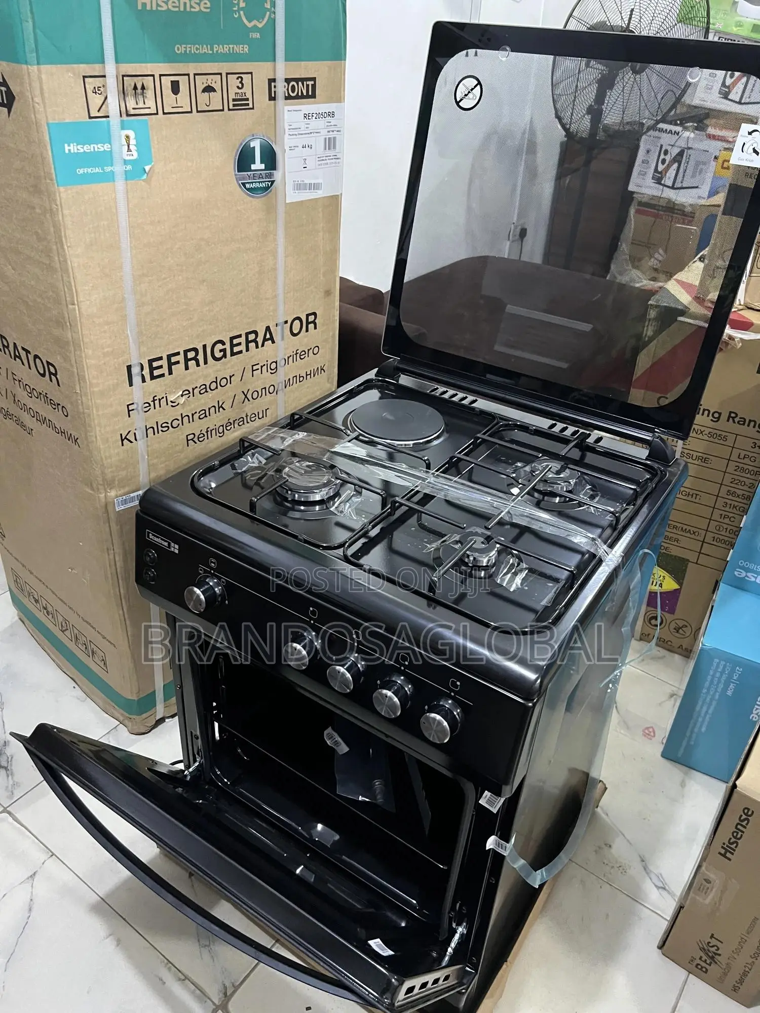 Scanfrost Ck6302b 60×60 Cooker – High-Quality Oven Grill Combo