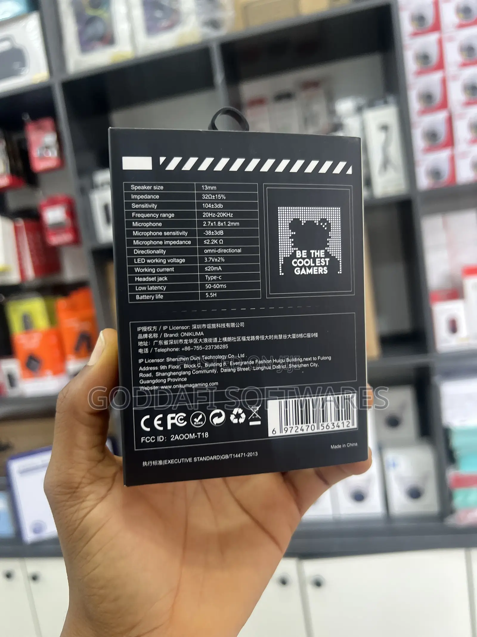 Onikuma Gaming T18 Wireless Headphones | Enc Ai Translation