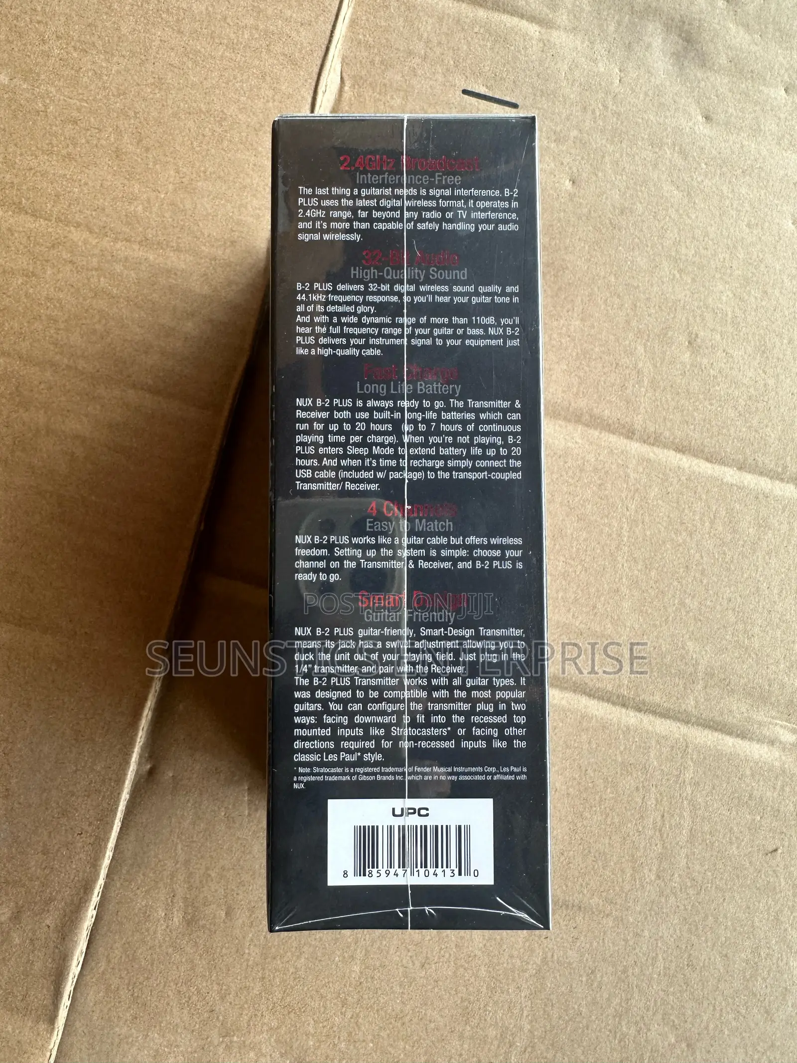 Quality Nux B 2 Plus Guitar Wireless Transmitter