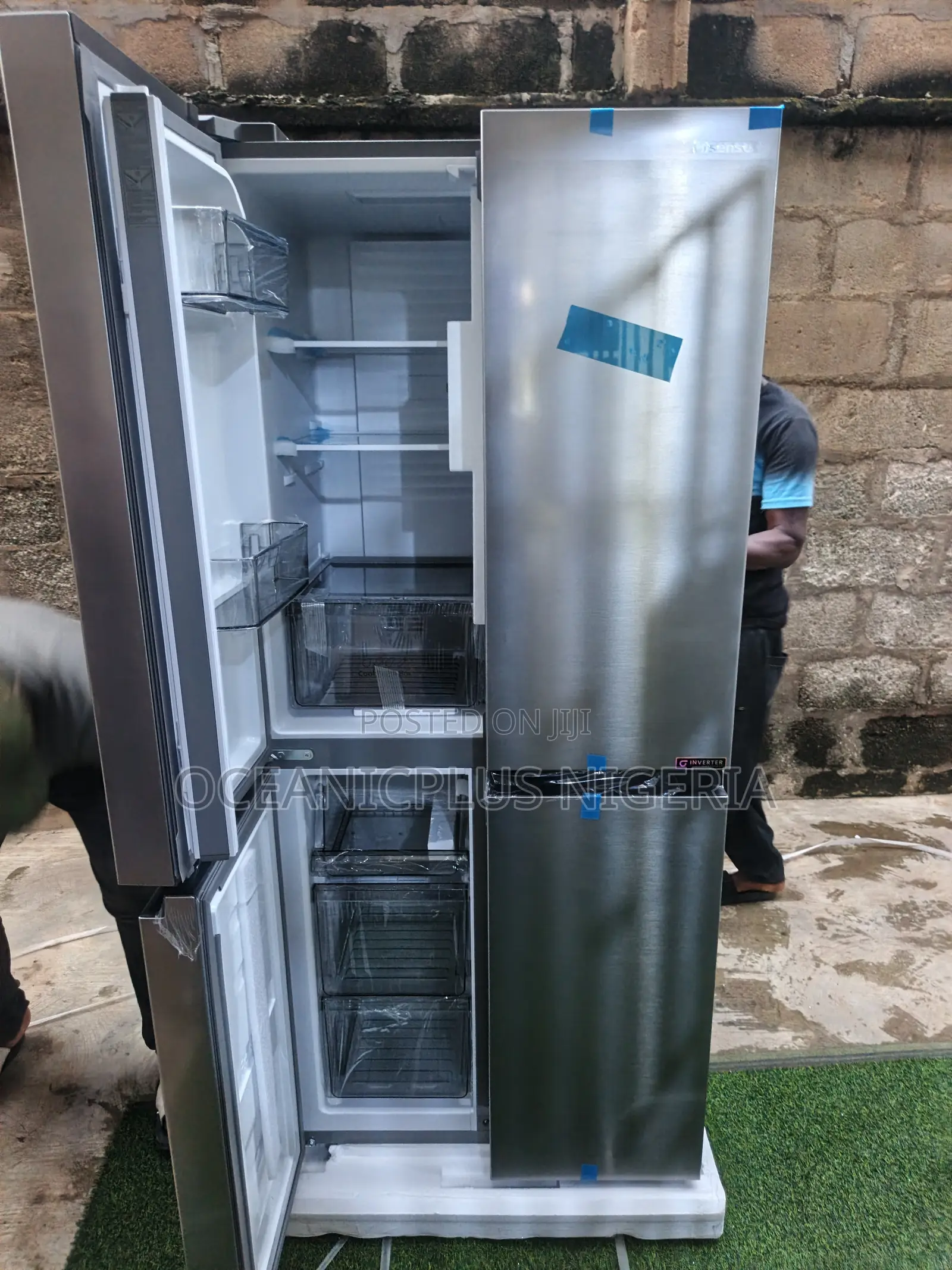 Hisense 392l > Ref-54ws Family-Size Four Door Cooling Refrigerator