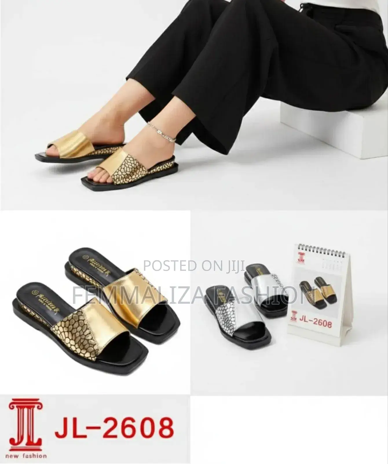 Women Low Platform Slippers