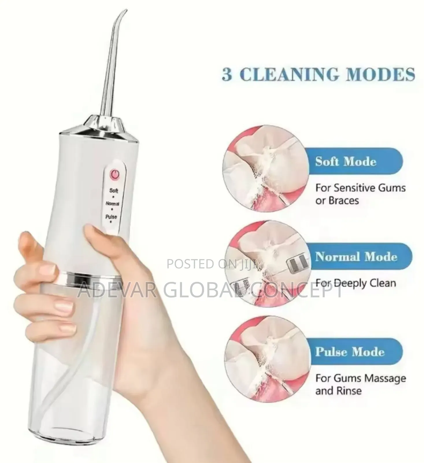 Rechargeable Teeth Oral Irrigator Mouth Washing Water Flosser