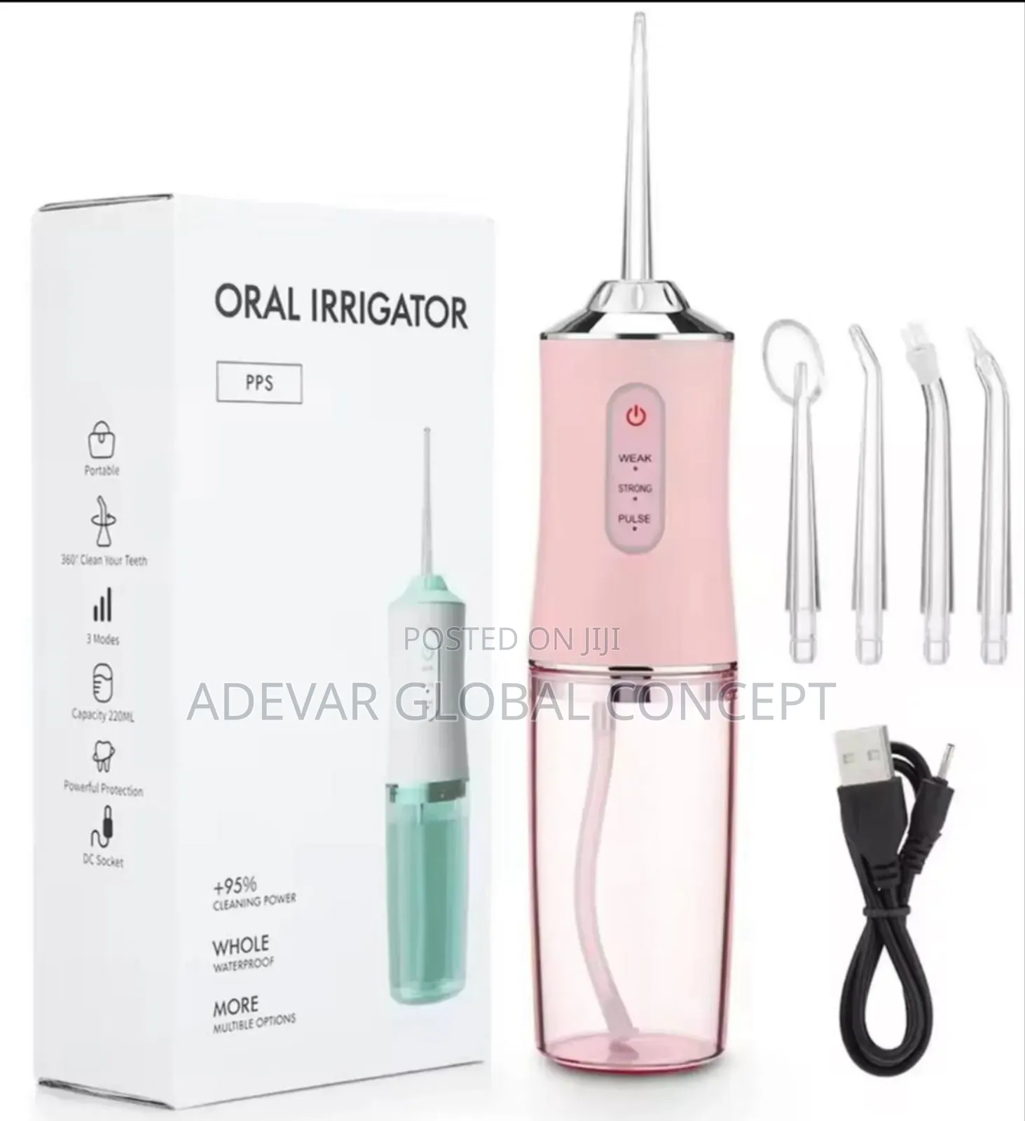 Rechargeable Teeth Oral Irrigator Mouth Washing Water Flosser