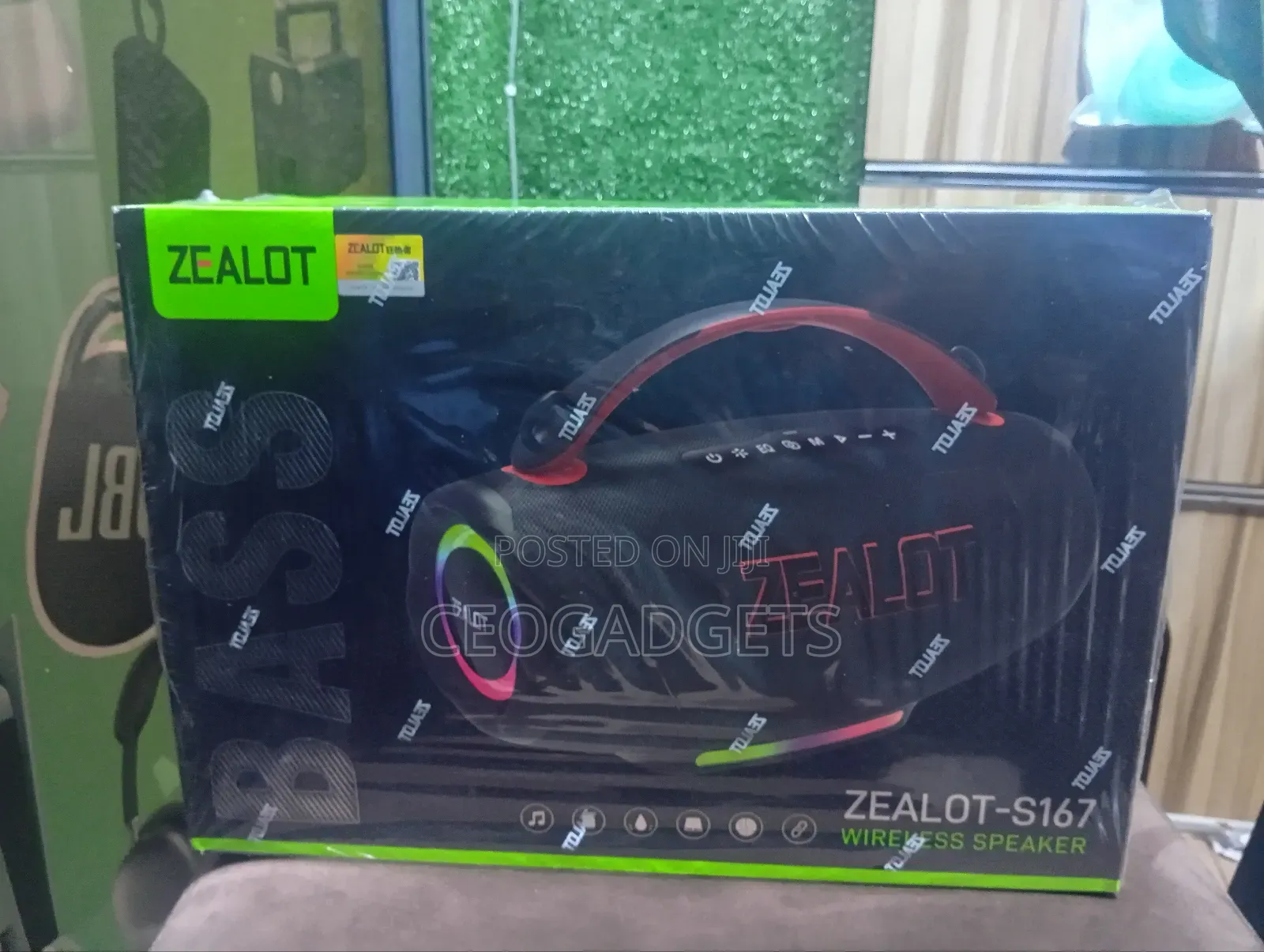 Zealot 100w Super Bass Bluetooth Speaker With 24,000mah Battery S167