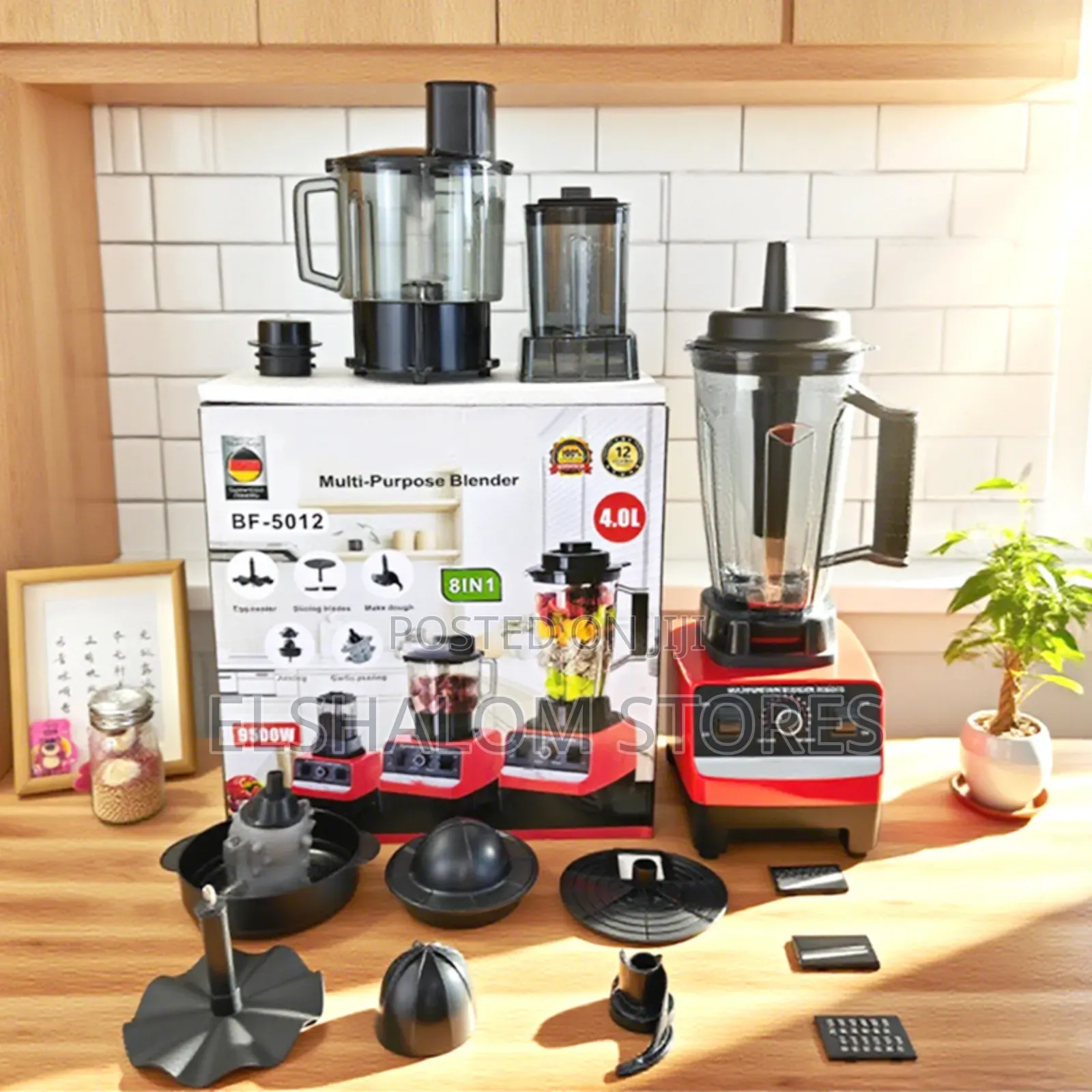 8 in 1 4 Litres Bardefu Multipurpose Food Blender
